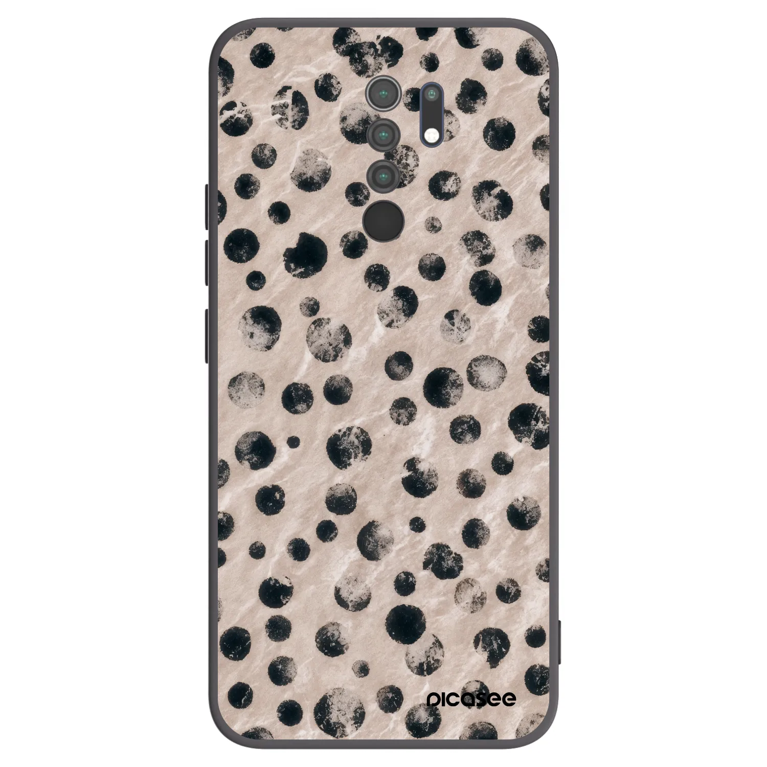 Picasee silikonový černý obal pro Xiaomi Redmi 9 - Inked