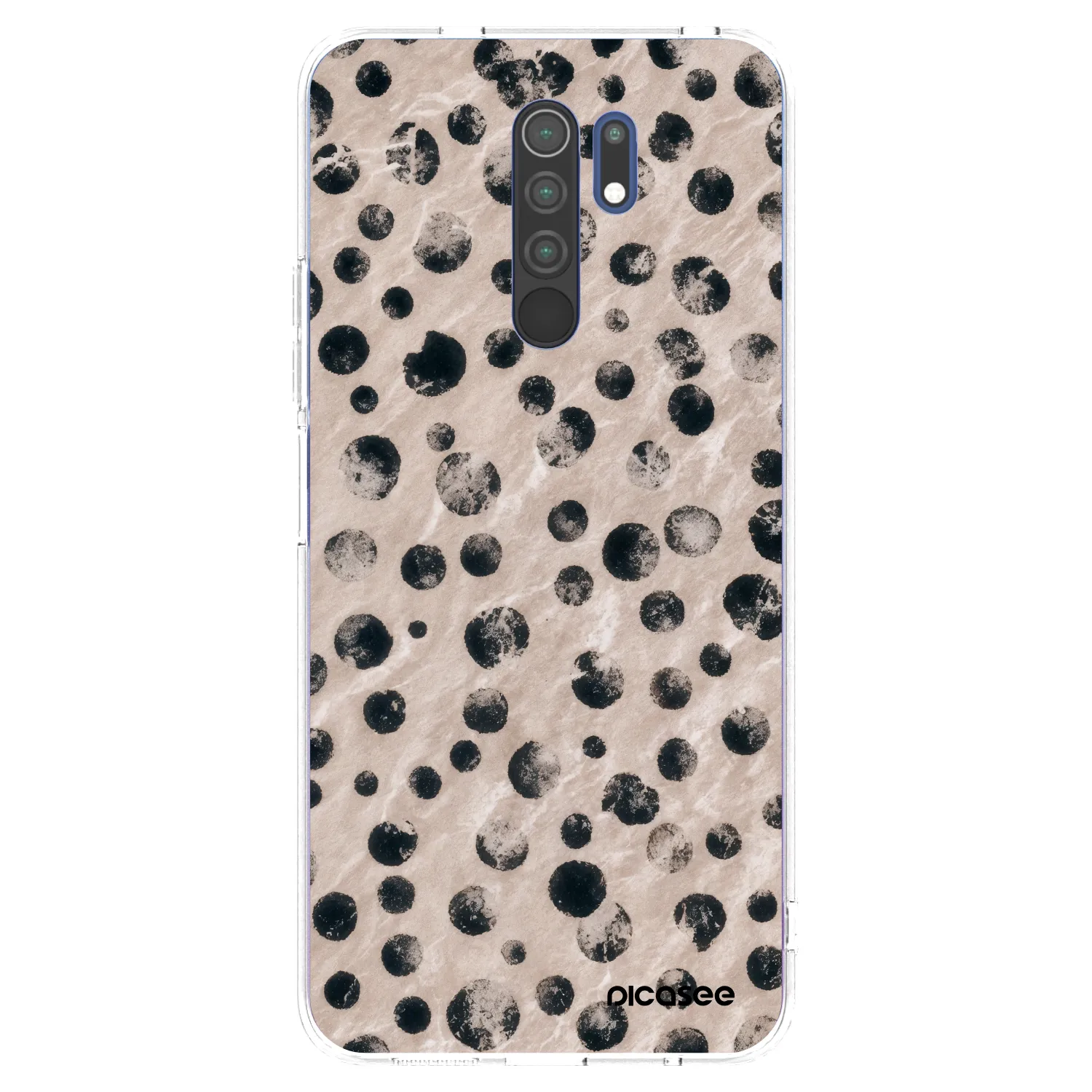 Picasee silikonový průhledný obal pro Xiaomi Redmi 9 - Inked