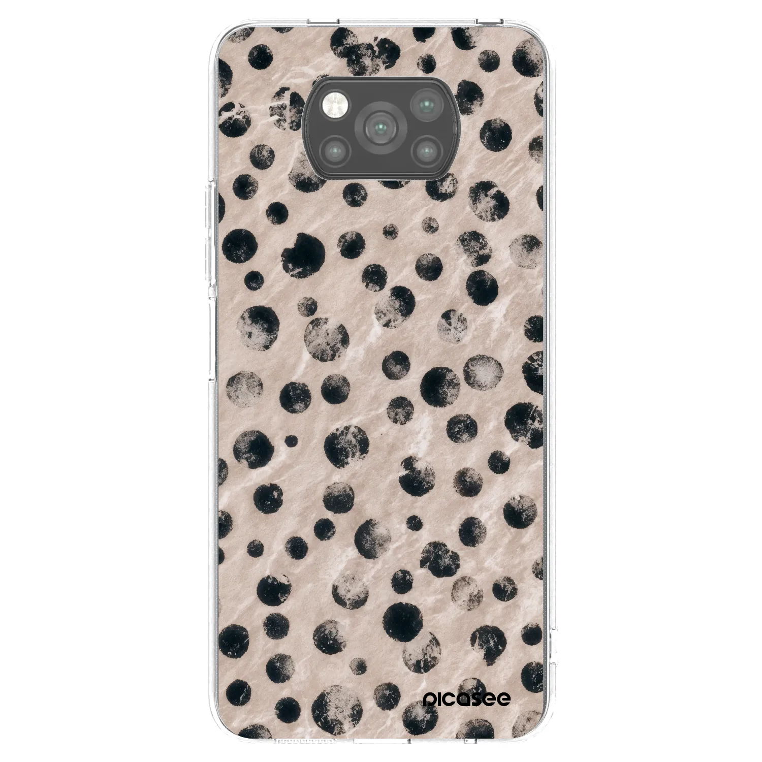 Picasee silikonový černý obal pro Xiaomi Poco X3 - Inked