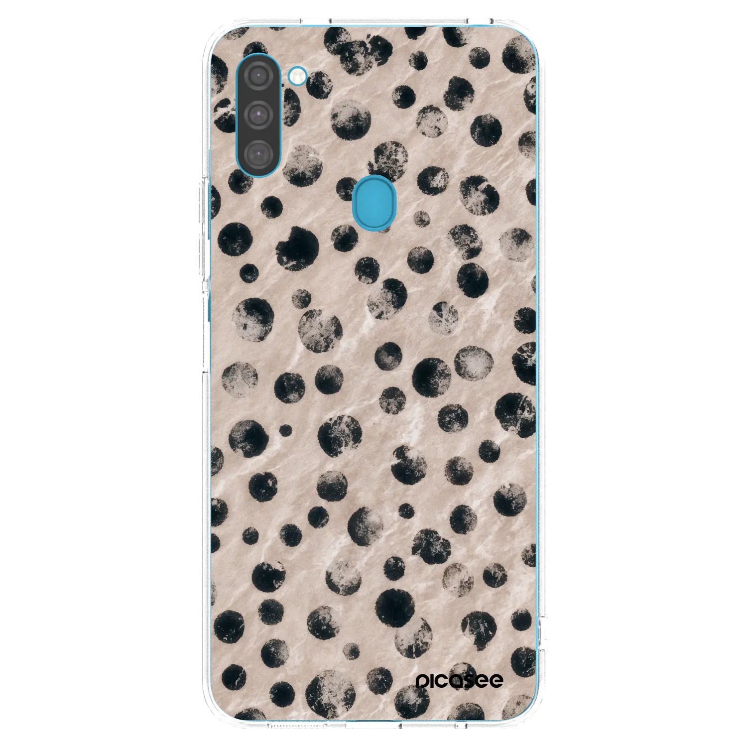 Picasee silikonový průhledný obal pro Samsung Galaxy M11 - Inked