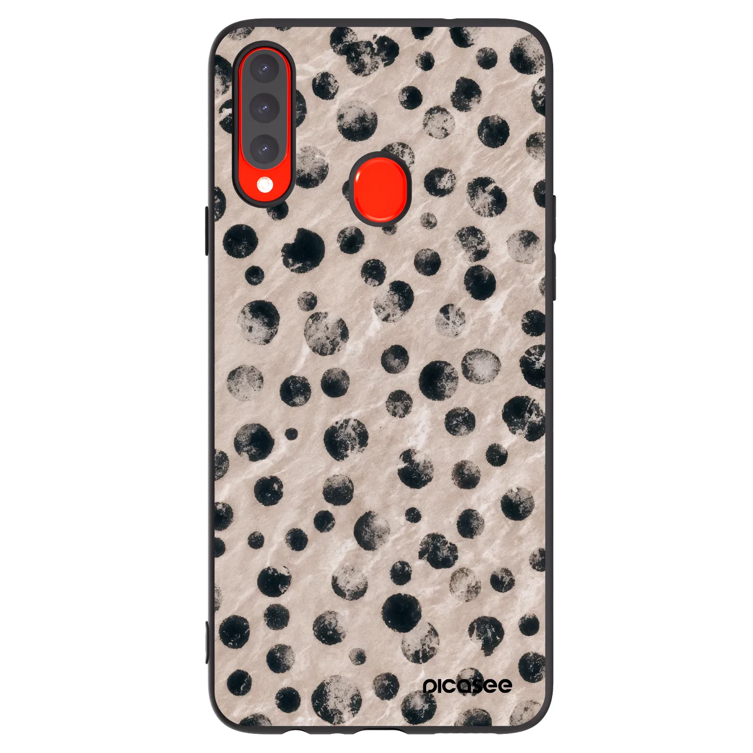 Picasee silikonový černý obal pro Samsung Galaxy A20s - Inked