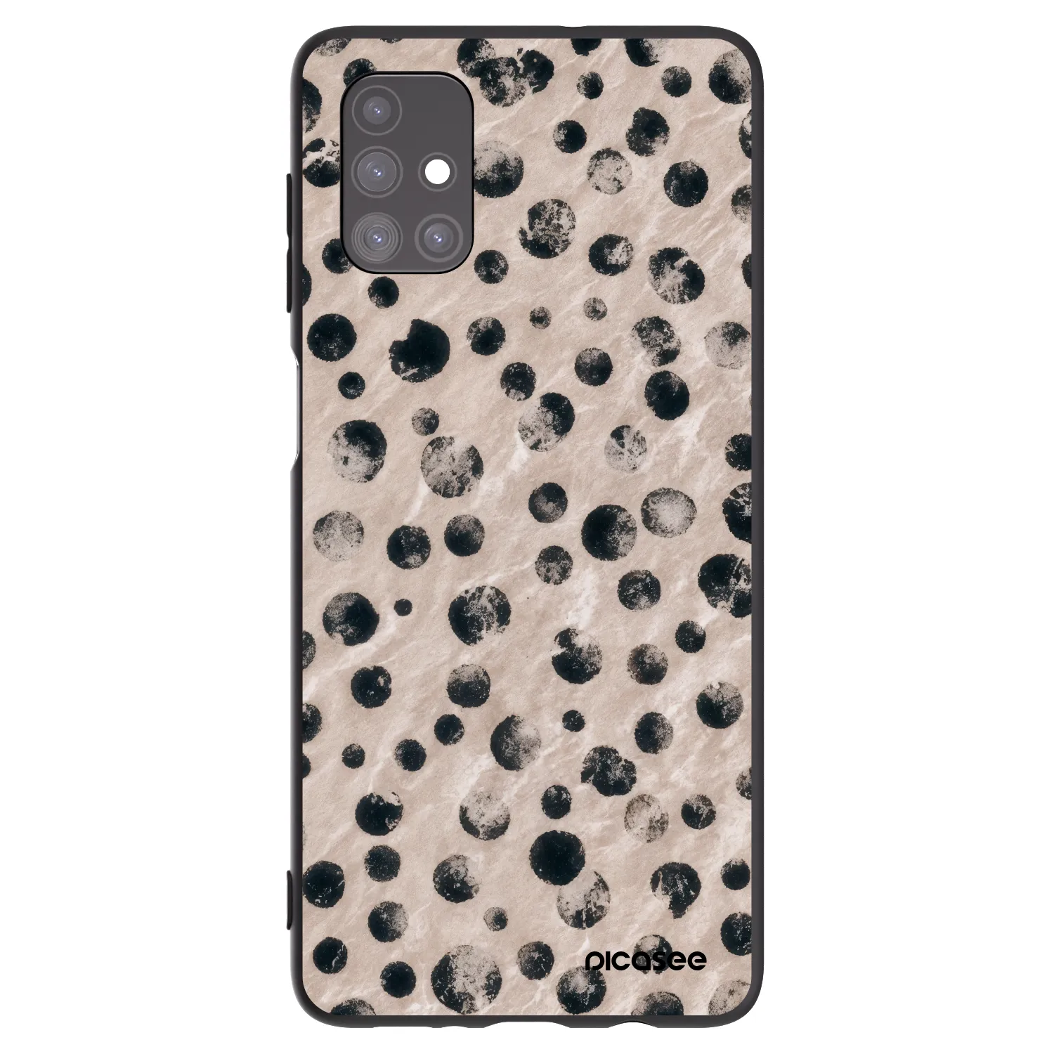 Picasee silikonový černý obal pro Samsung Galaxy M51 M515F - Inked