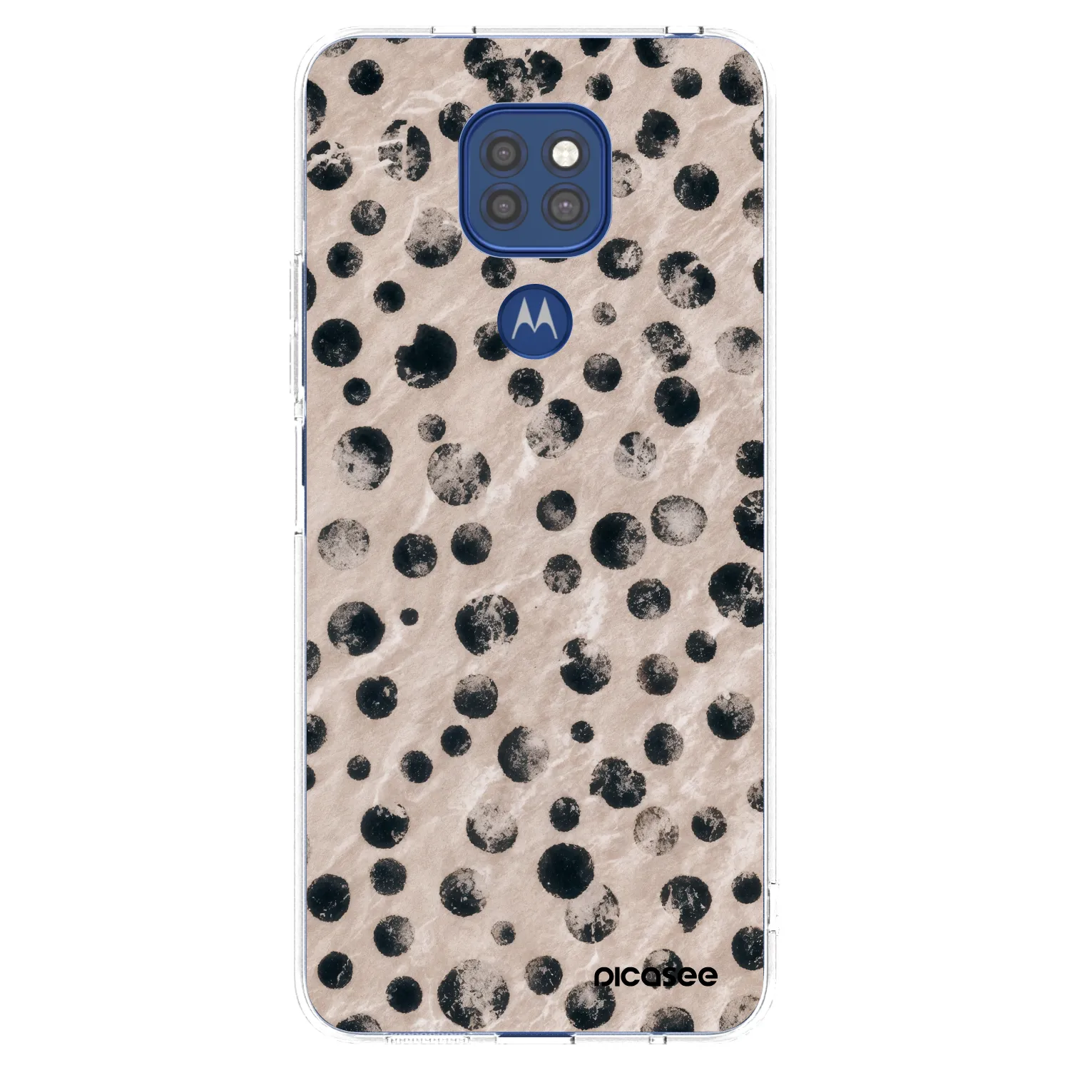 Picasee silikonový průhledný obal pro Motorola Moto G9 Play - Inked