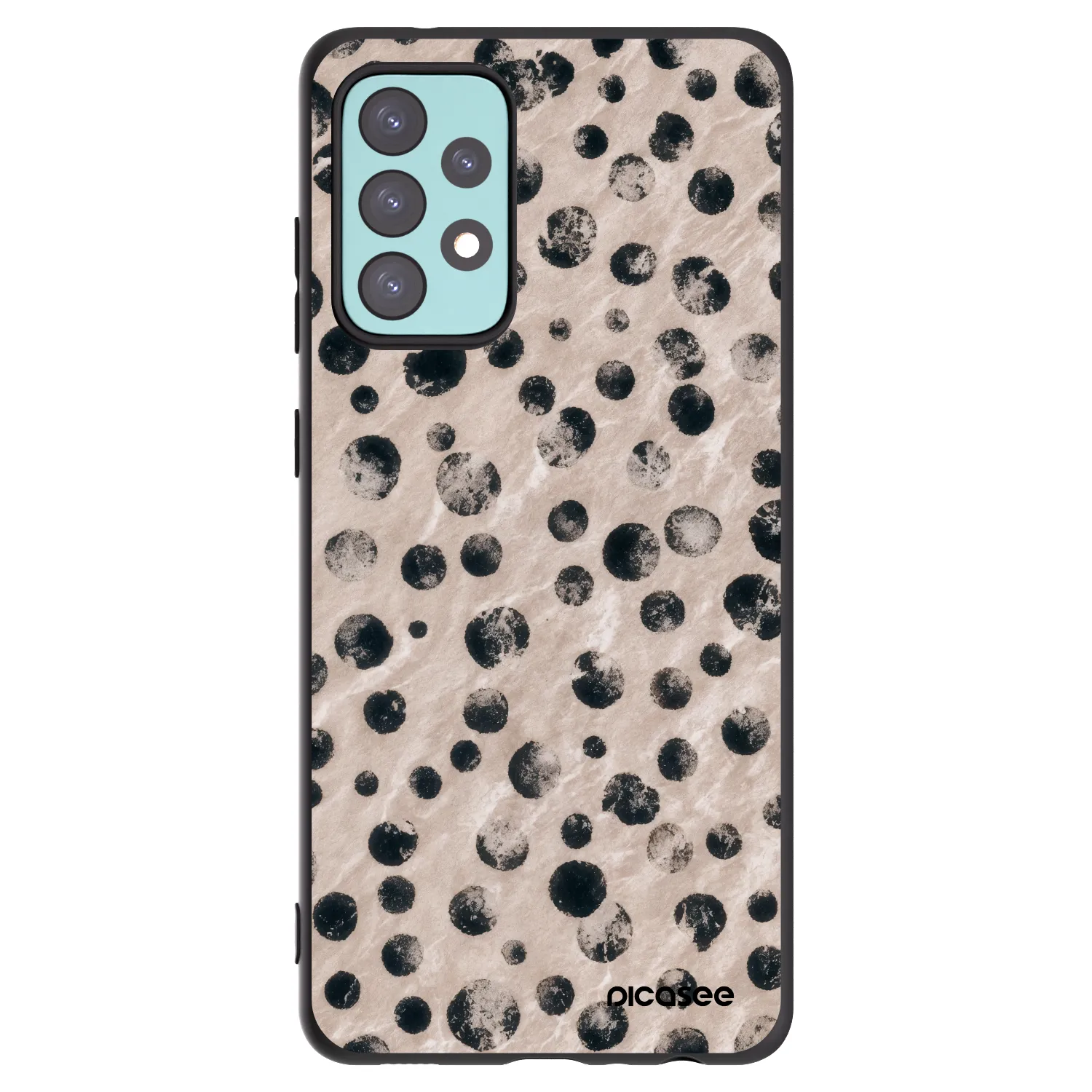 Picasee silikonový černý obal pro Samsung Galaxy A72 A725F - Inked