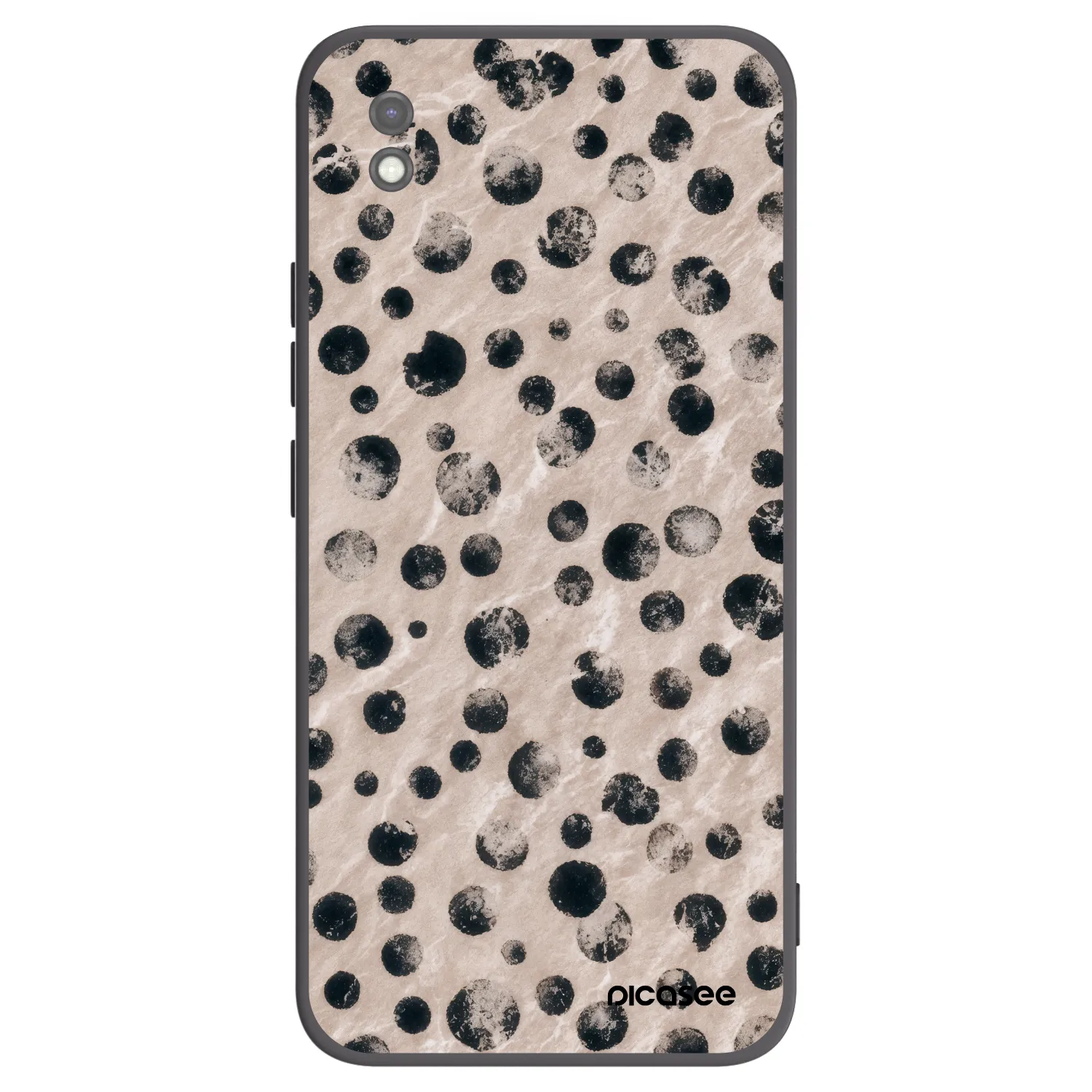 Picasee silikonový černý obal pro Xiaomi Redmi 9AT - Inked