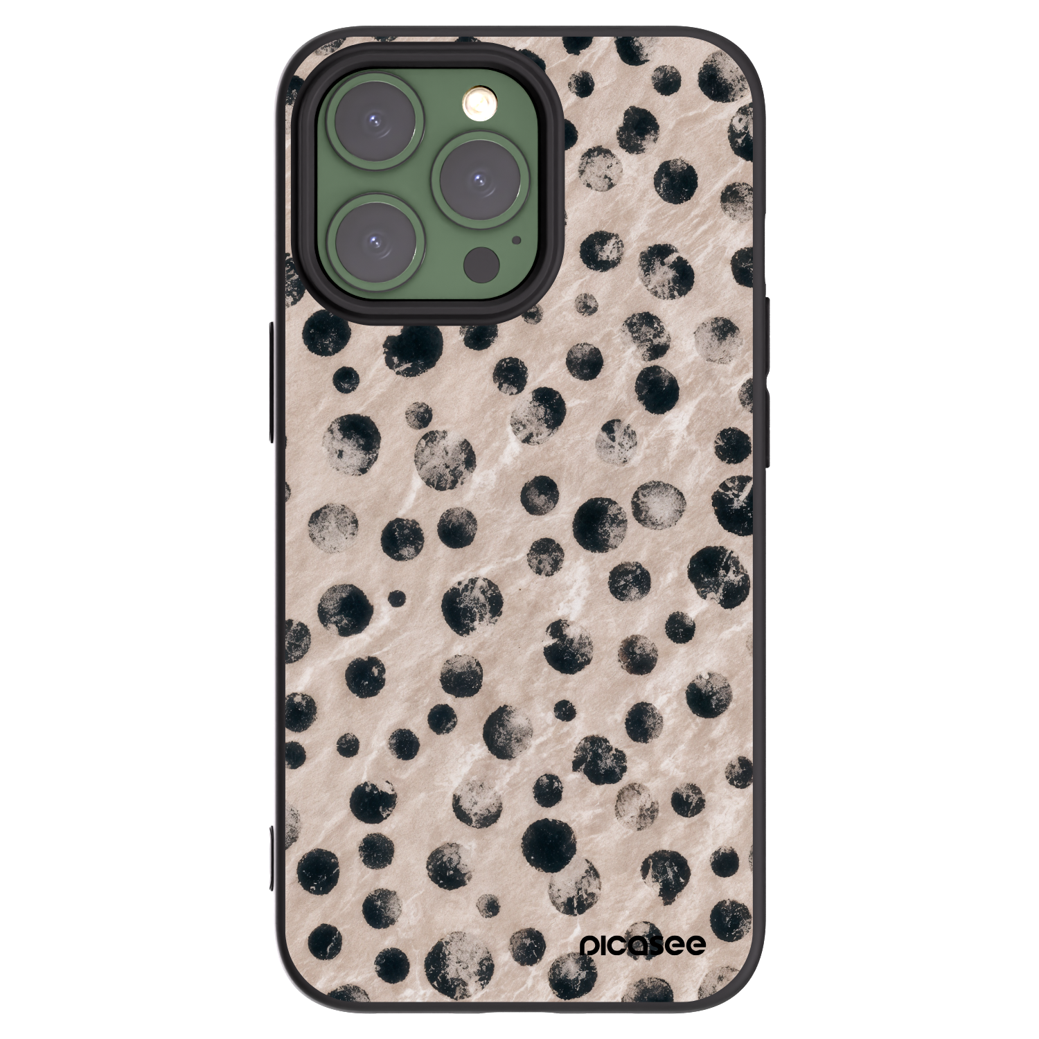 Picasee silikonový černý obal pro Apple iPhone 13 Pro - Inked