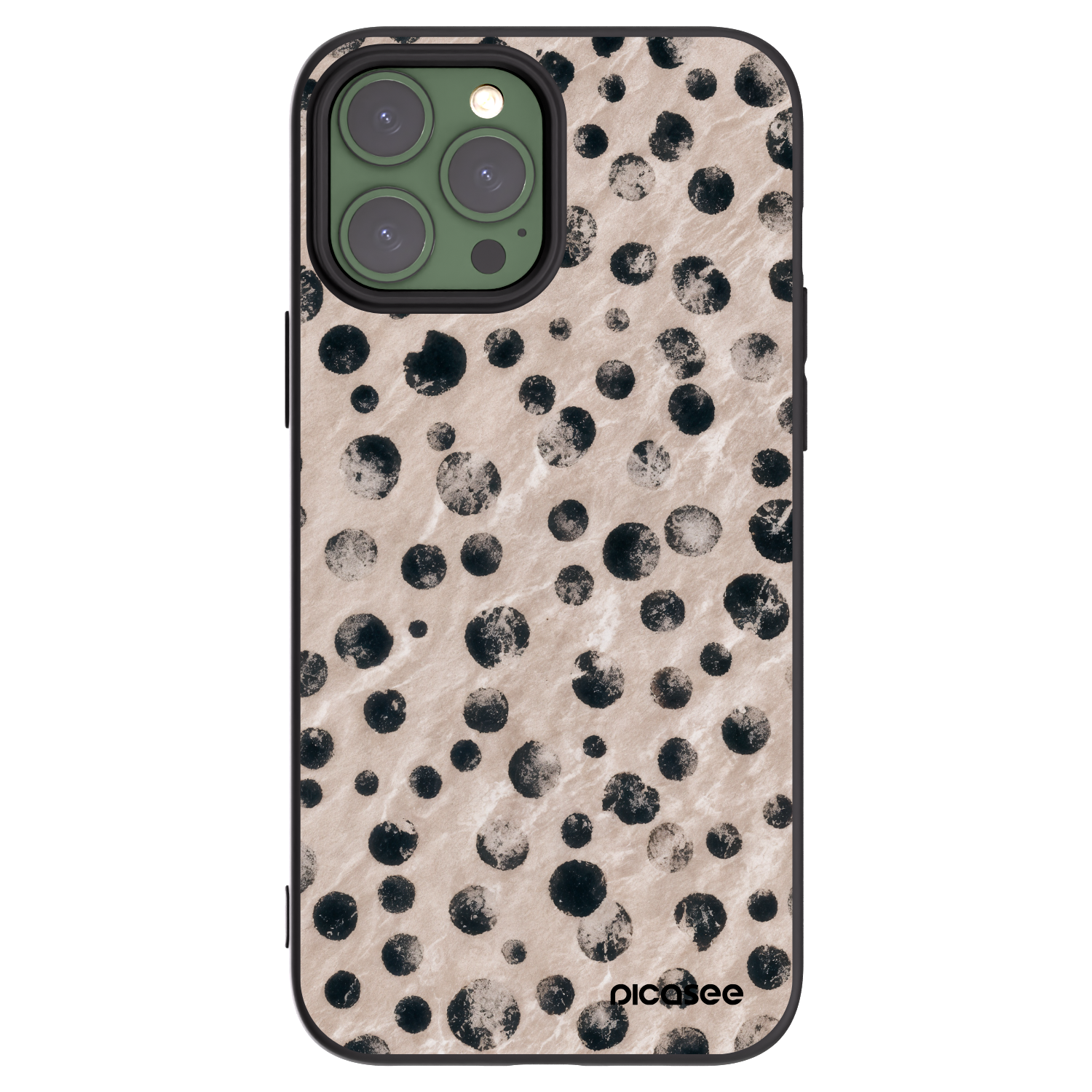 Picasee silikonový černý obal pro Apple iPhone 13 Pro Max - Inked