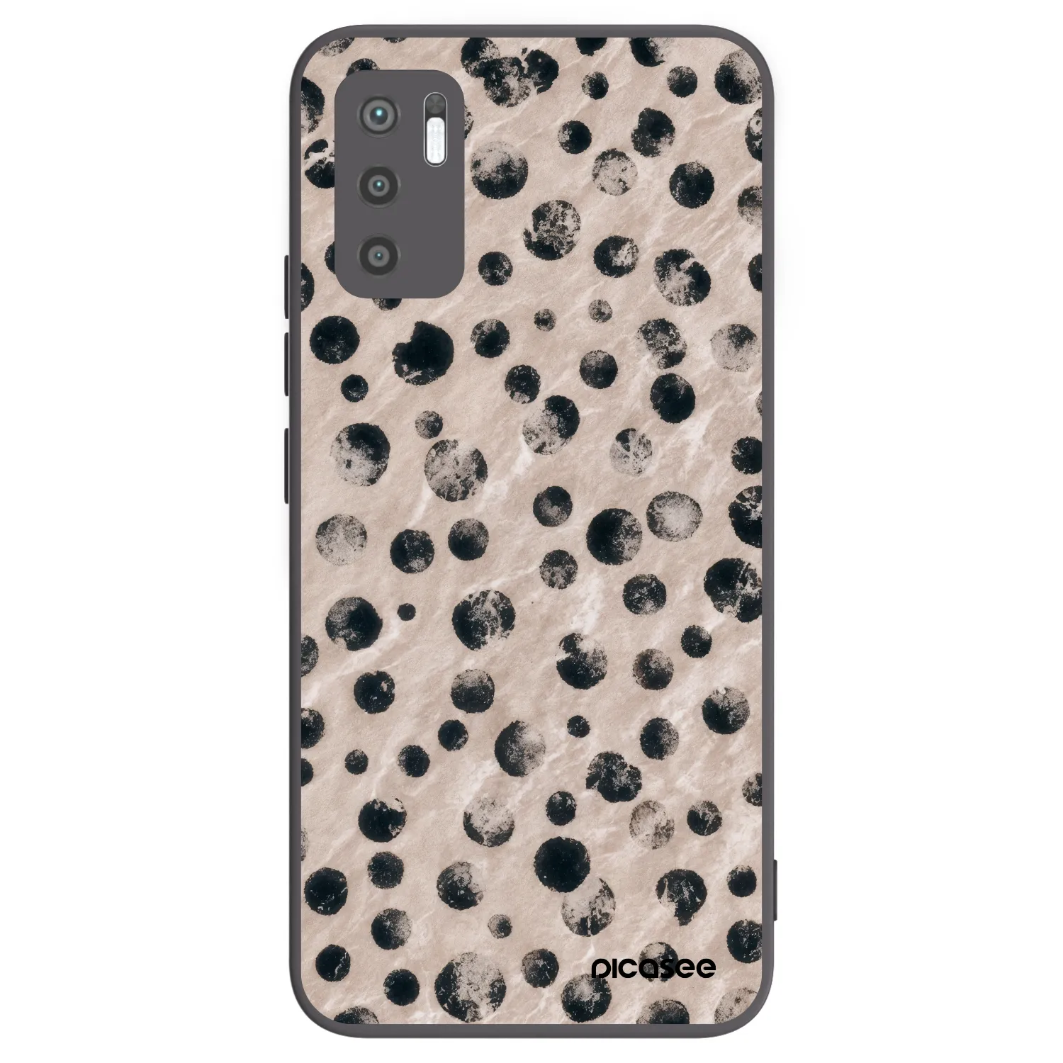 Picasee silikonový černý obal pro Xiaomi Redmi Note 10 5G - Inked