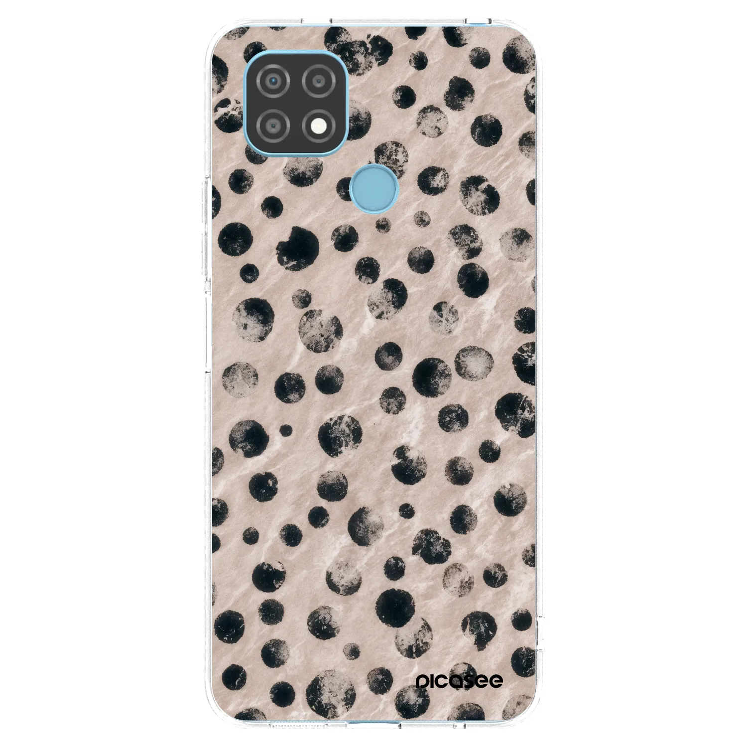 Picasee silikonový průhledný obal pro Realme C21 - Inked