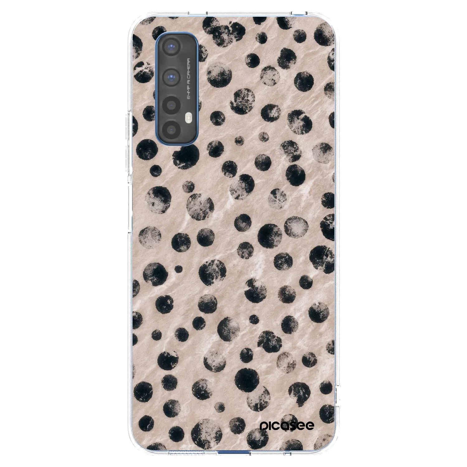 Picasee silikonový průhledný obal pro Realme 7 - Inked