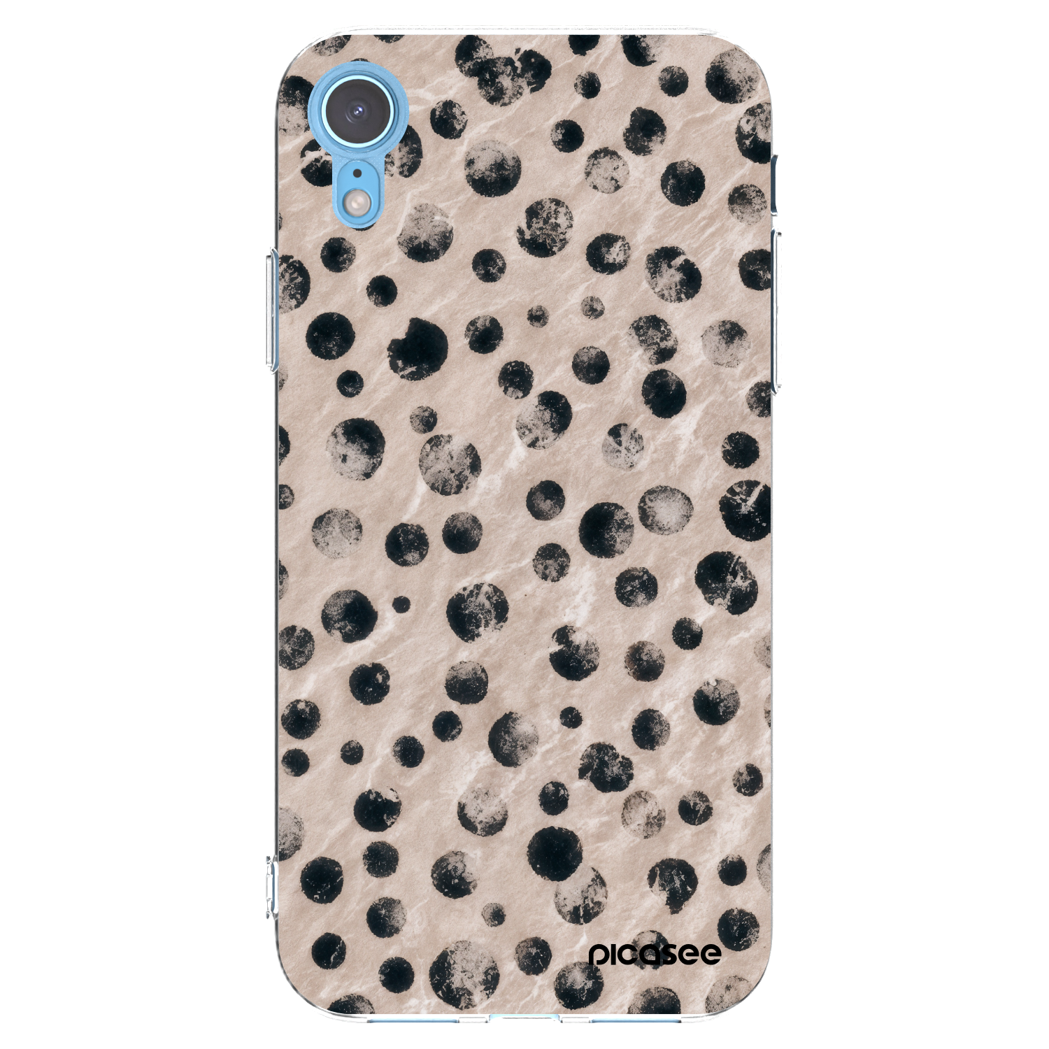 Picasee silikonový průhledný obal pro Apple iPhone XR - Inked