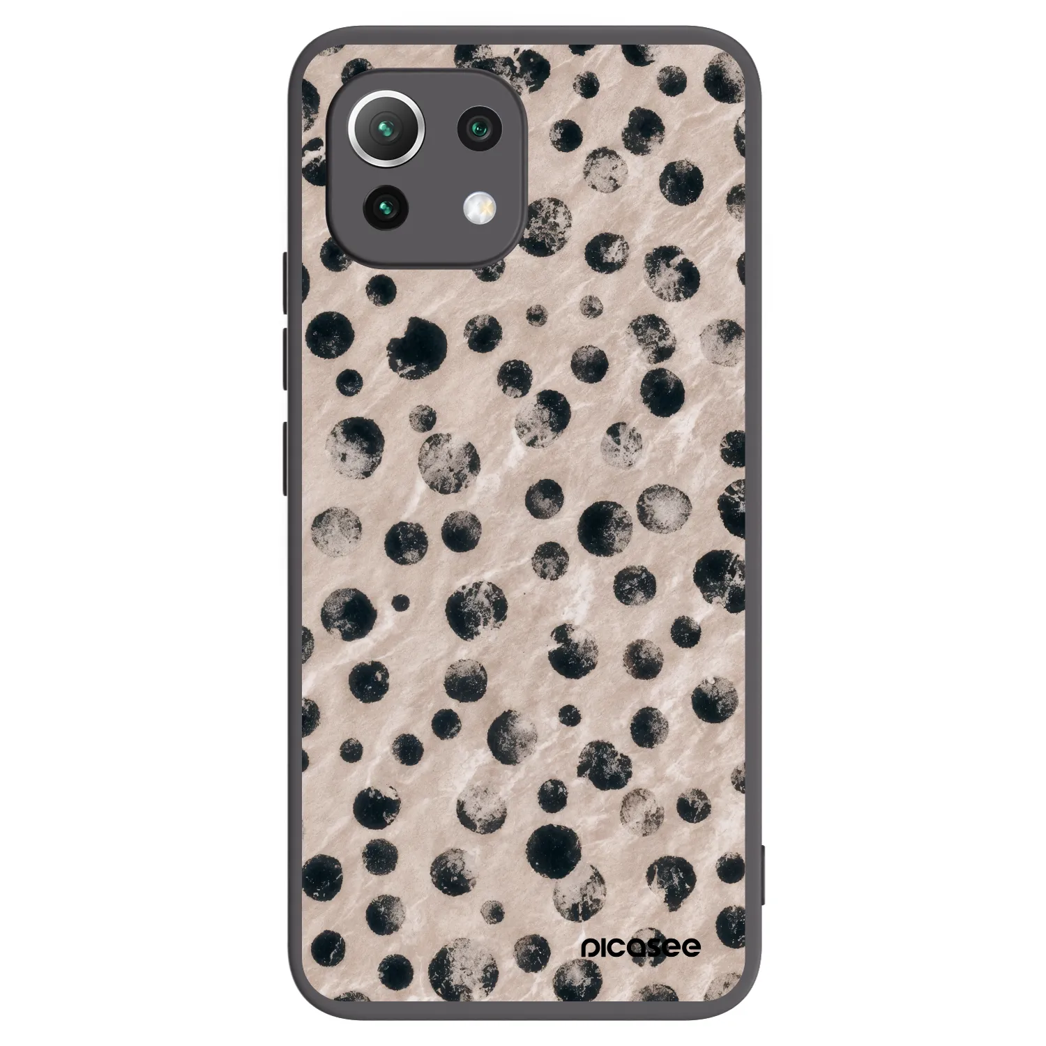 Picasee silikonový černý obal pro Xiaomi 11 Lite 5G NE - Inked