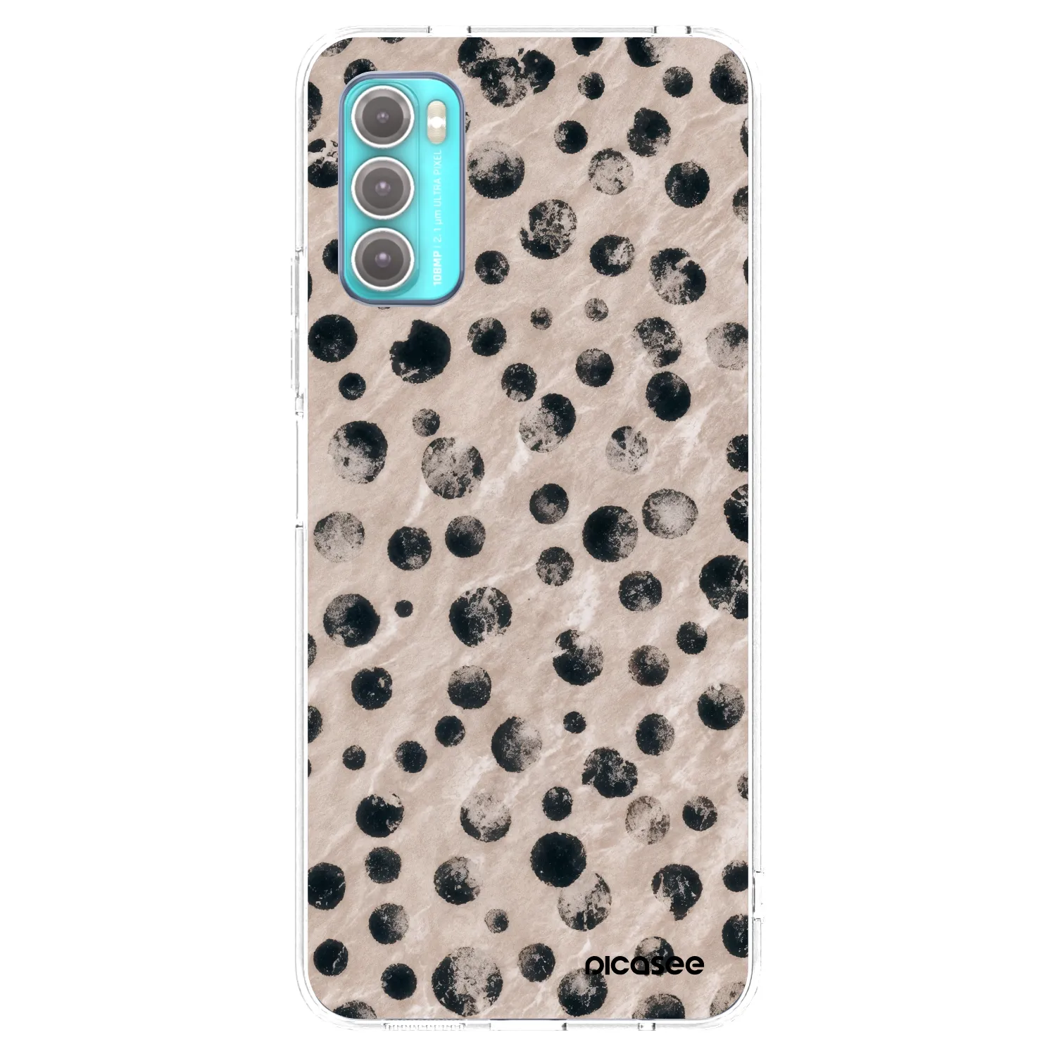 Picasee silikonový průhledný obal pro Motorola Moto G60 - Inked