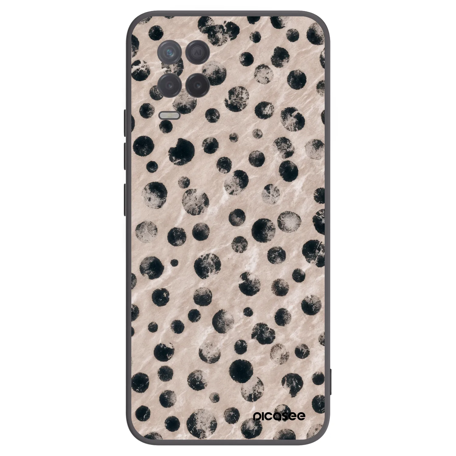Picasee silikonový černý obal pro Realme 8 5G - Inked