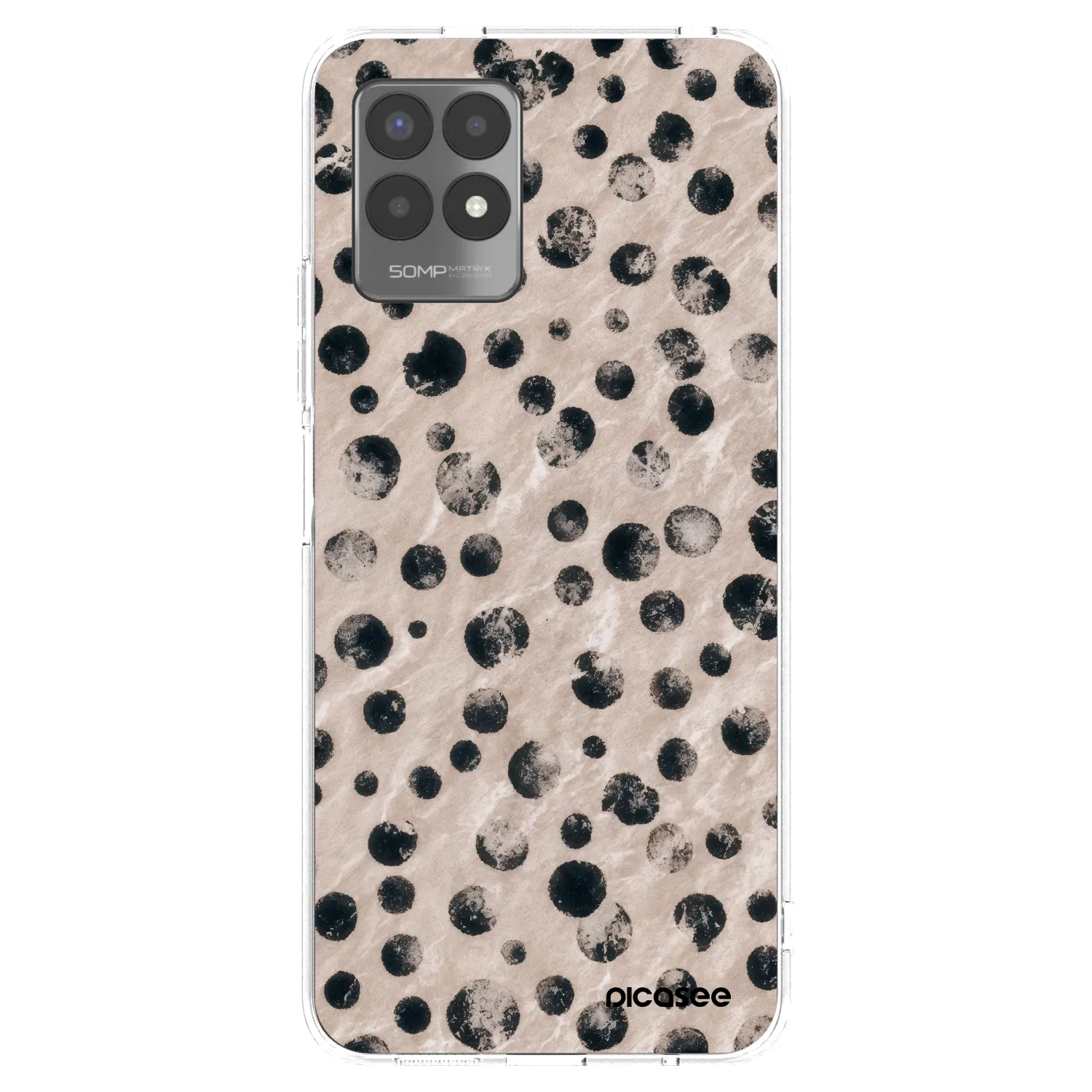Picasee silikonový průhledný obal pro Realme 8i - Inked