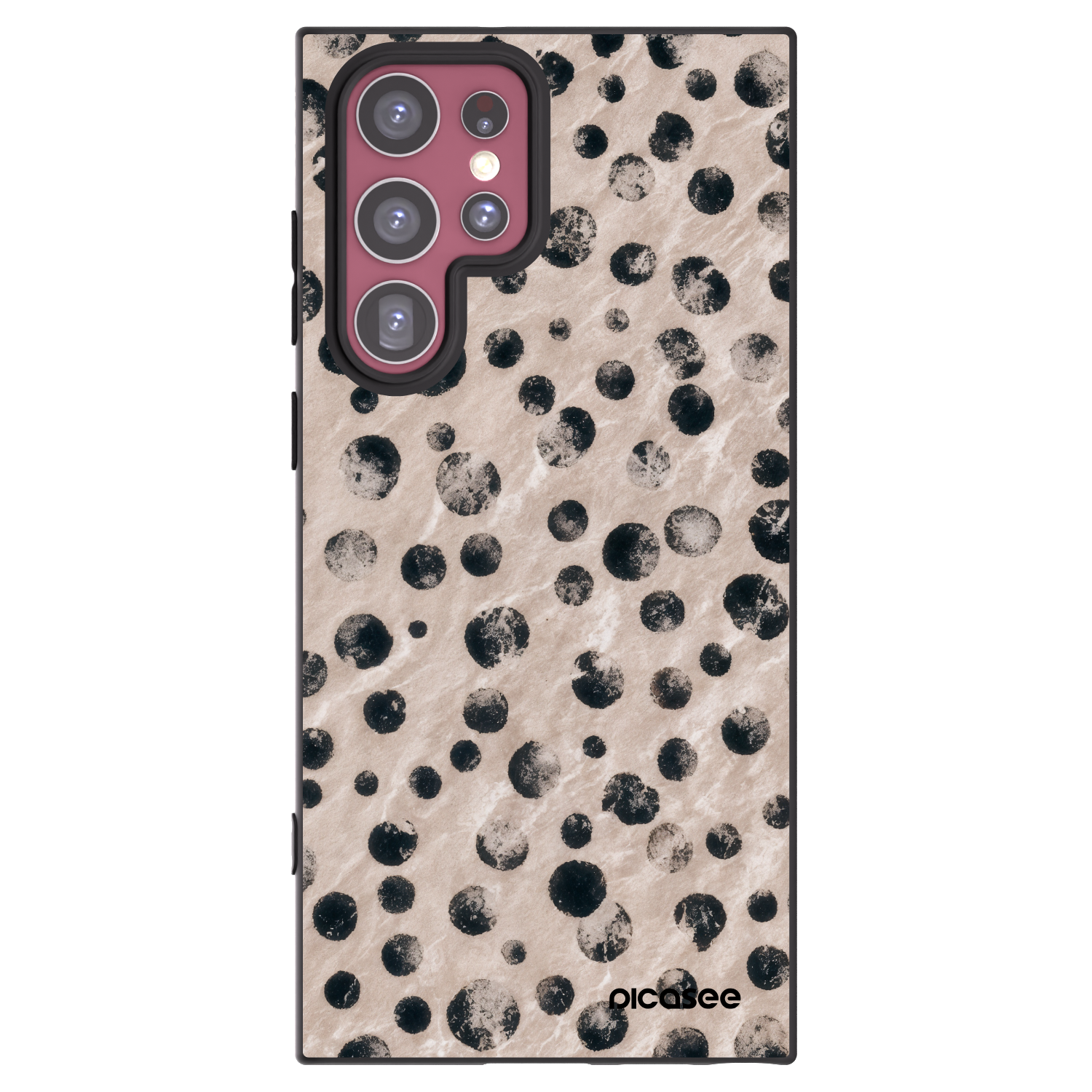 Picasee silikonový černý obal pro Samsung Galaxy S22 Ultra 5G - Inked