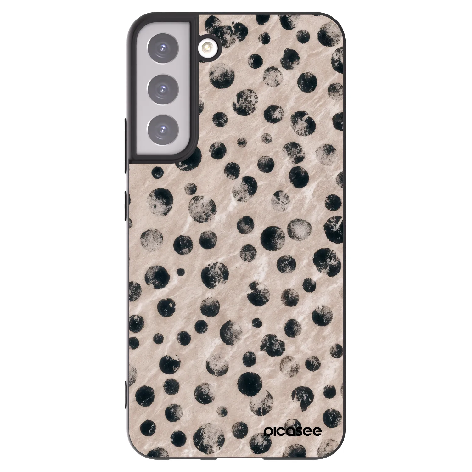 Picasee silikonový černý obal pro Samsung Galaxy S22+ 5G - Inked