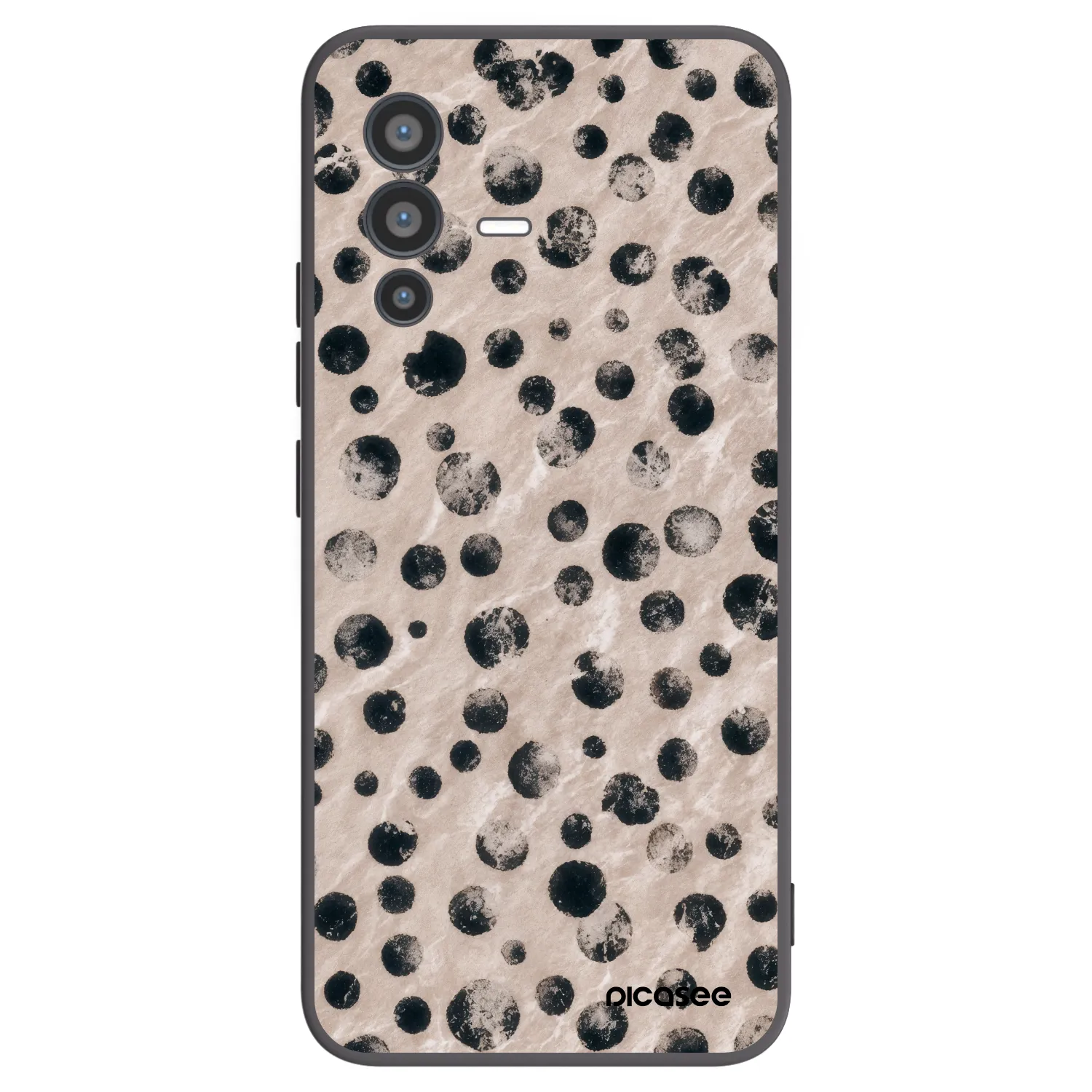 Picasee silikonový černý obal pro Vivo V23 5G - Inked
