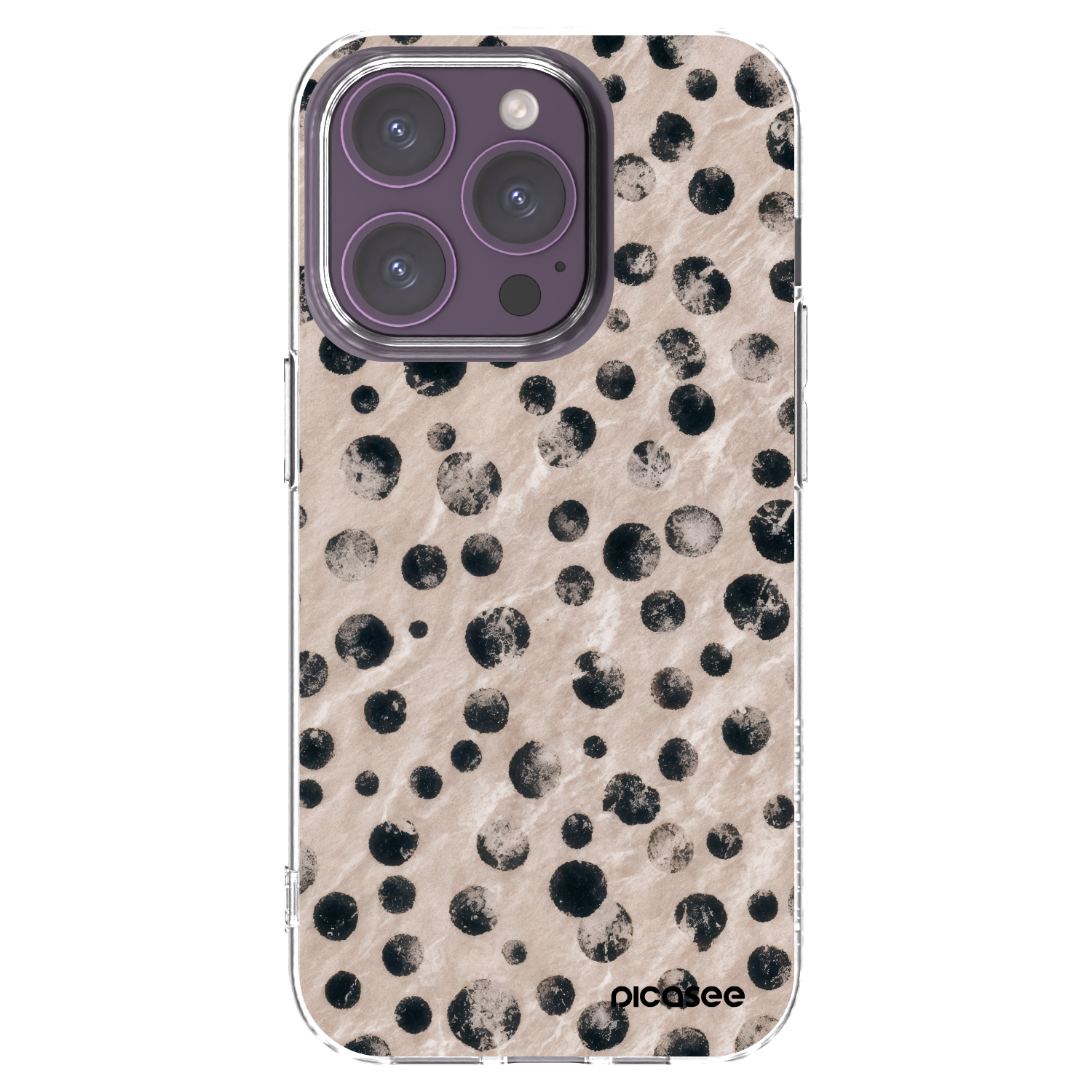 Picasee silikonový průhledný obal pro Apple iPhone 14 Pro - Inked