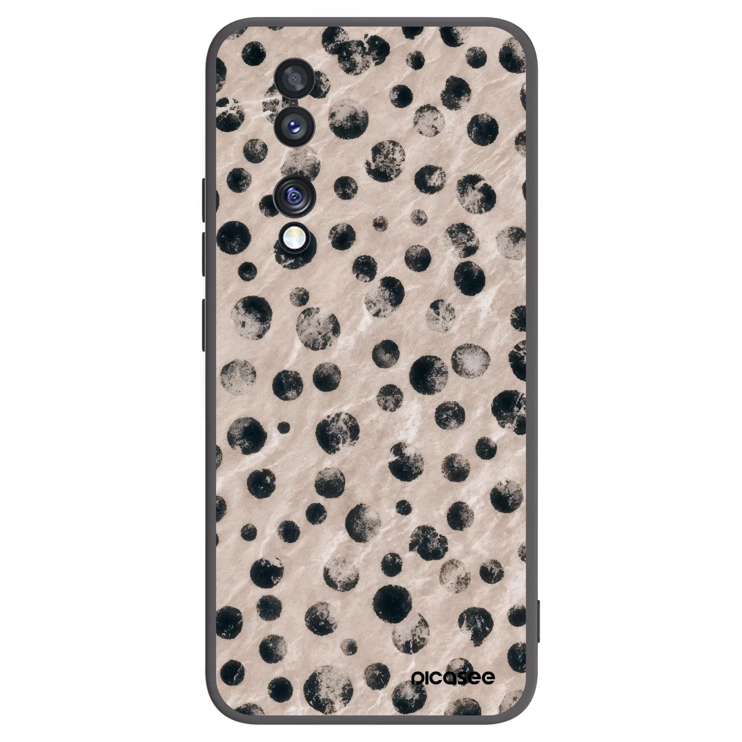 Picasee silikonový černý obal pro Honor 70 - Inked