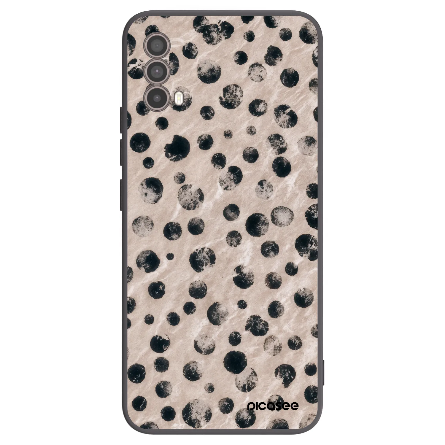 Picasee silikonový černý obal pro Motorola Moto E40 - Inked