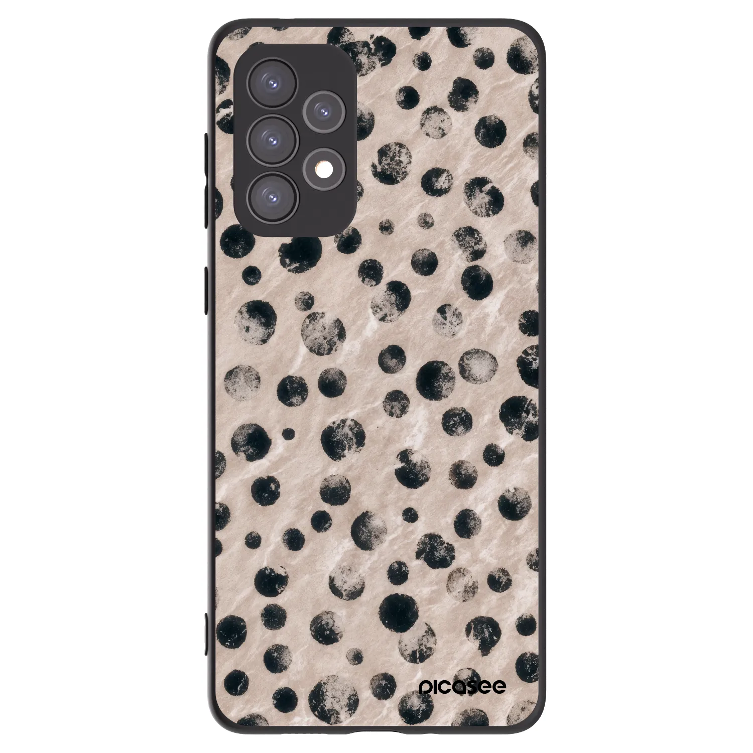 Picasee silikonový černý obal pro Samsung Galaxy A73 5G - Inked
