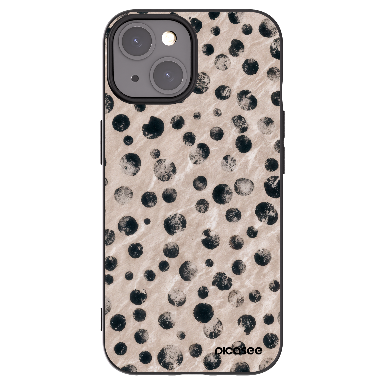 Picasee silikonový černý obal pro Apple iPhone 15 - Inked