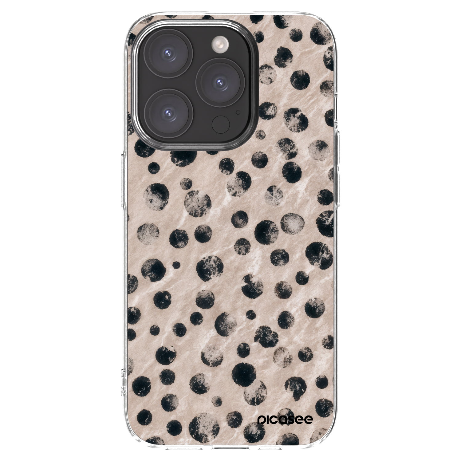 Picasee silikonový průhledný obal pro Apple iPhone 15 Pro - Inked