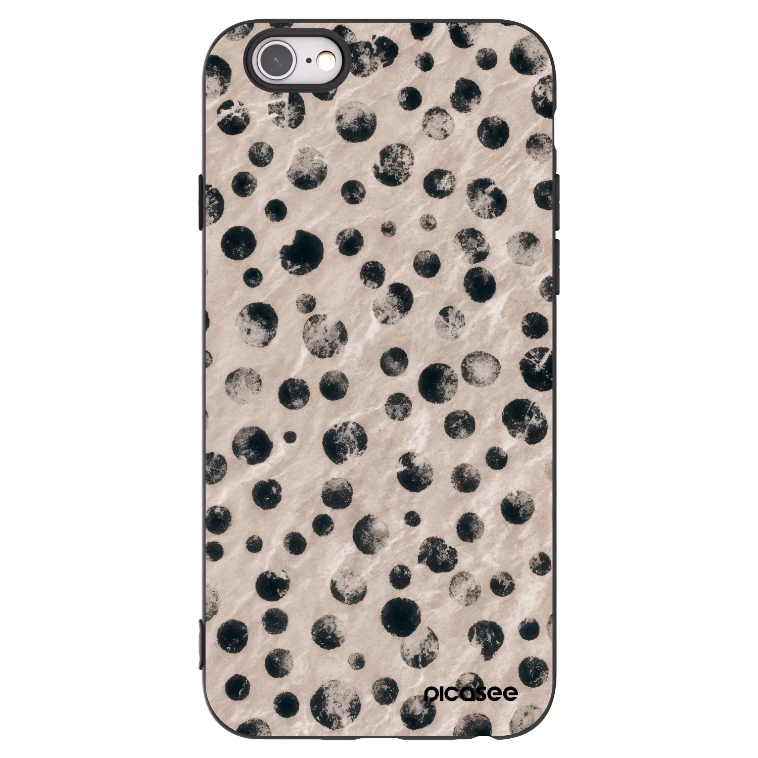 Picasee silikonový černý obal pro Apple iPhone 6/6S - Inked