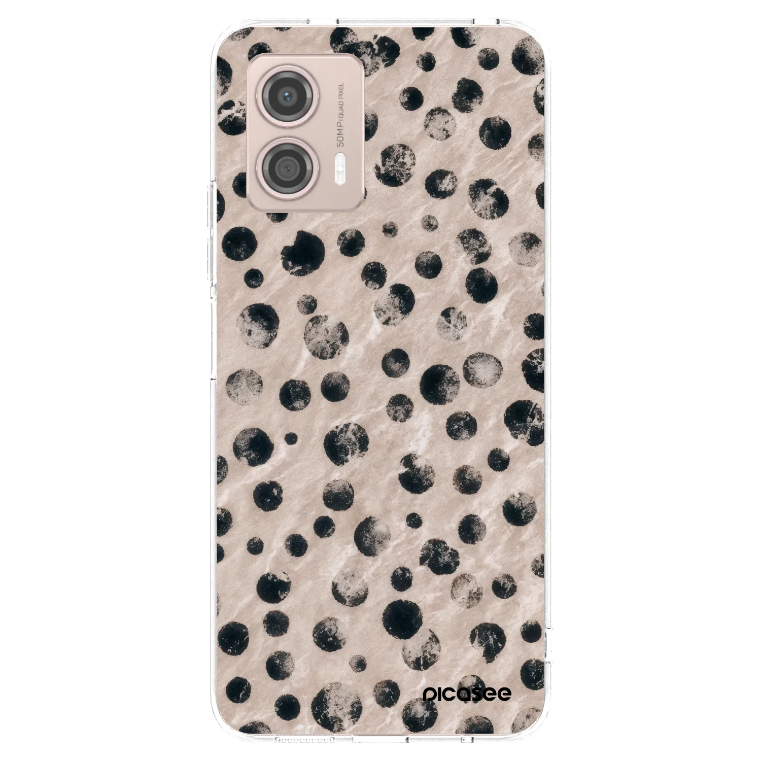 Picasee silikonový průhledný obal pro Motorola Moto G53 5G - Inked