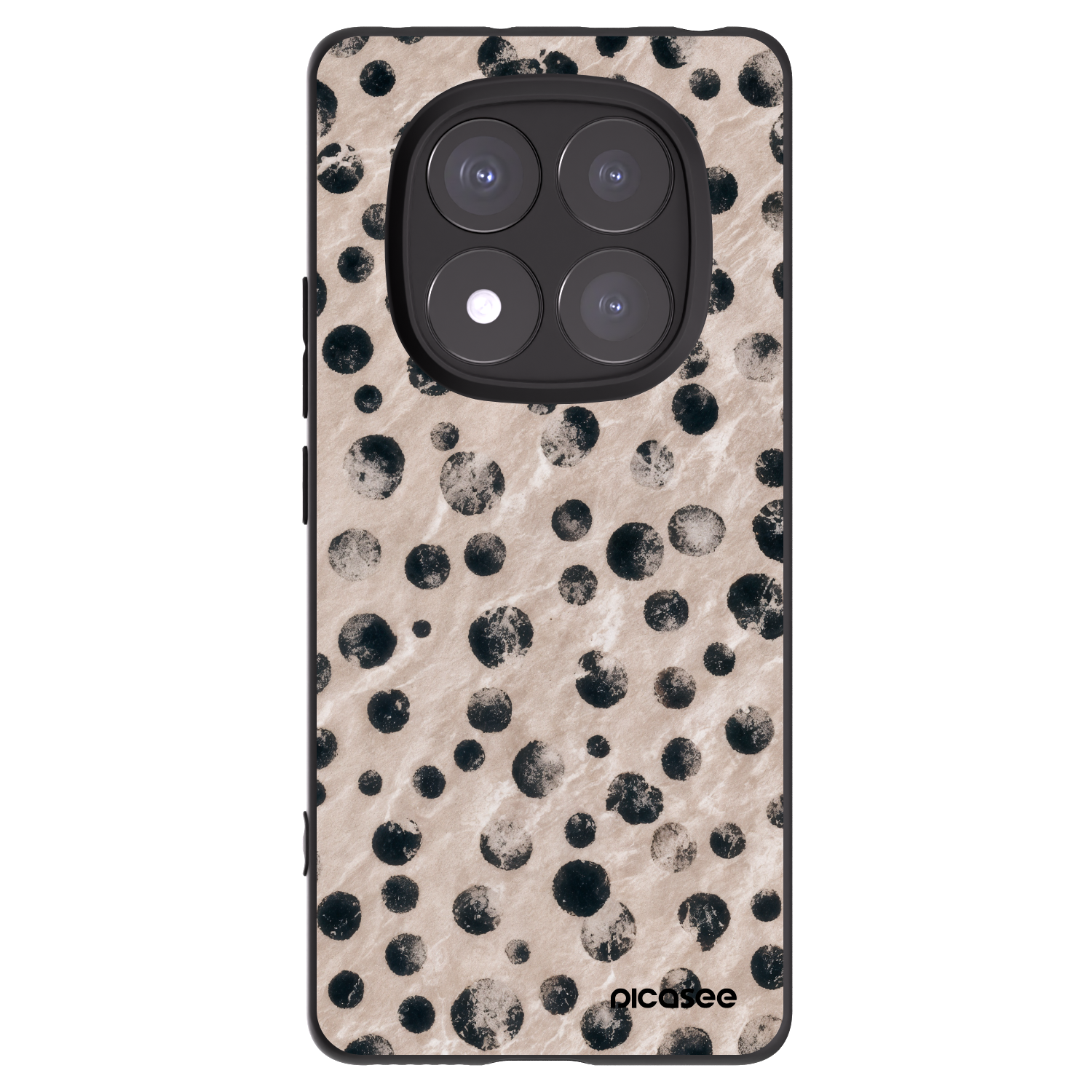Picasee silikonový černý obal pro Xiaomi Redmi Note 14 Pro 5G - Inked