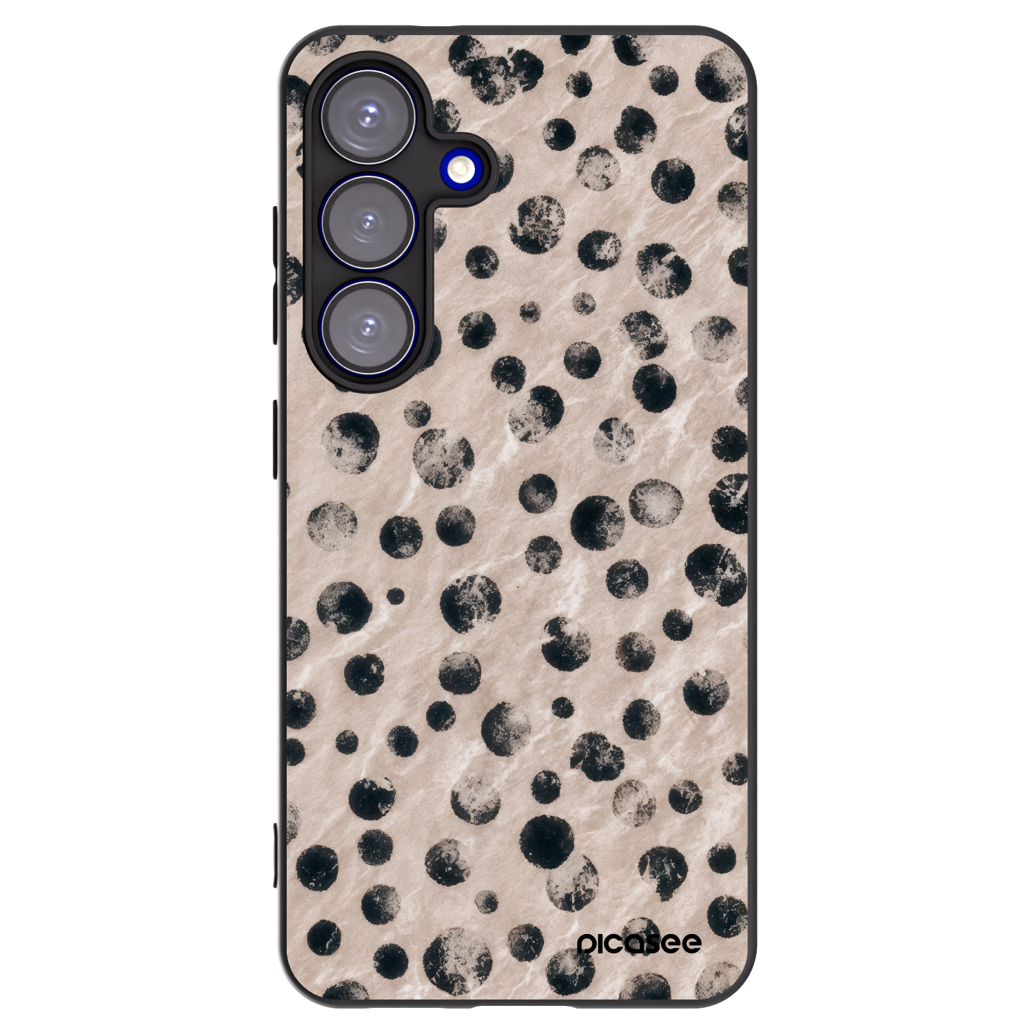 Picasee silikonový černý obal pro Samsung Galaxy S25 5G - Inked