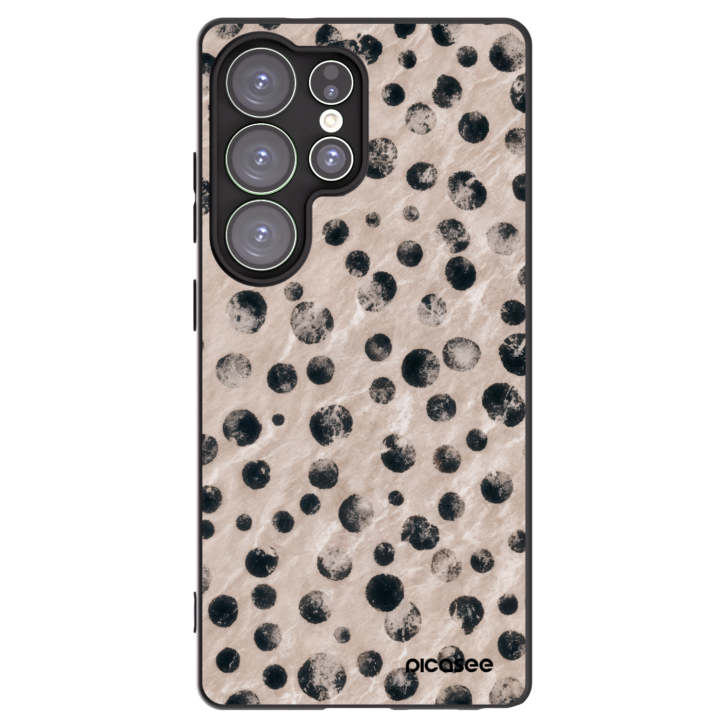 Picasee silikonový černý obal pro Samsung Galaxy S25 Ultra 5G - Inked