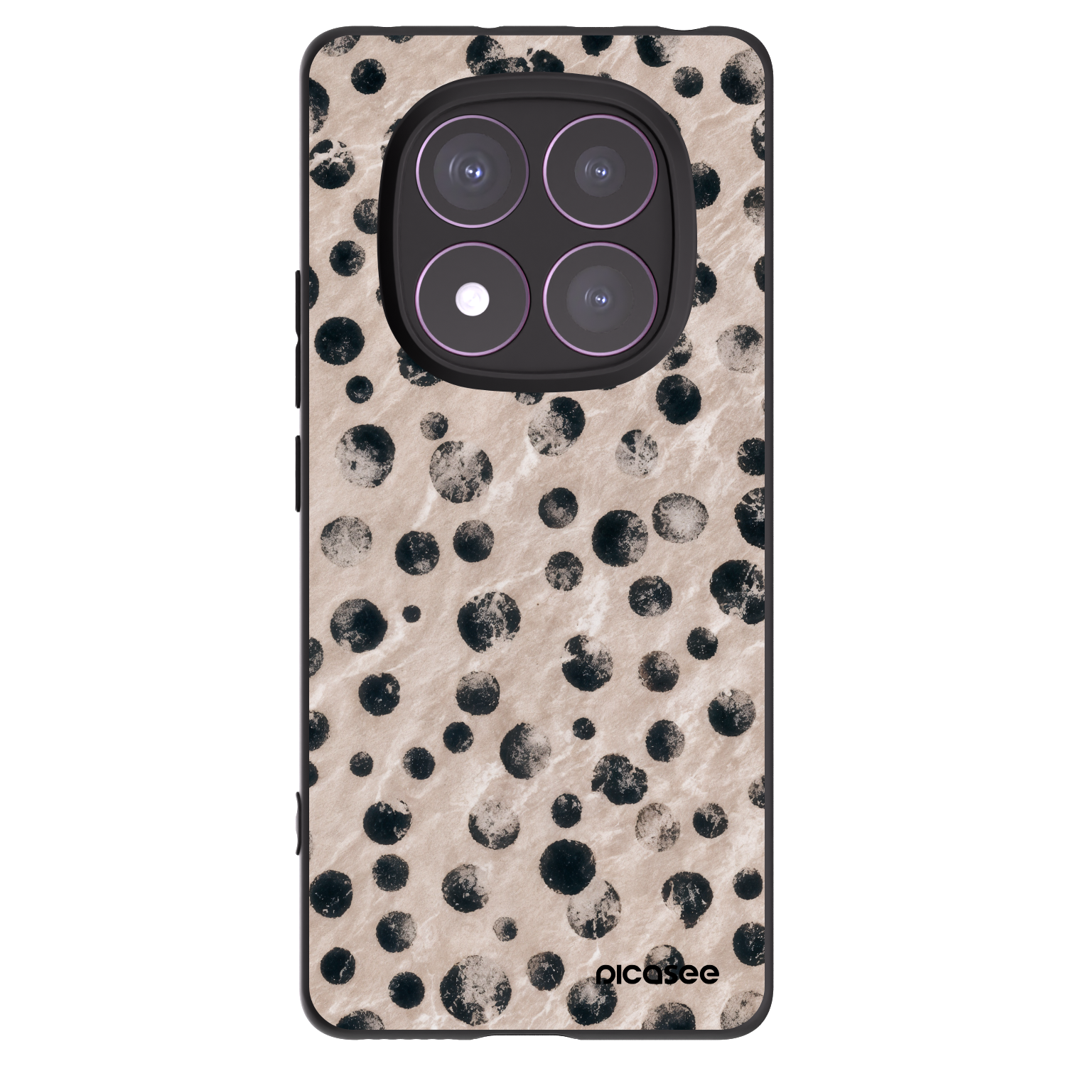 Picasee silikonový černý obal pro Xiaomi Redmi Note 14 Pro 4G - Inked