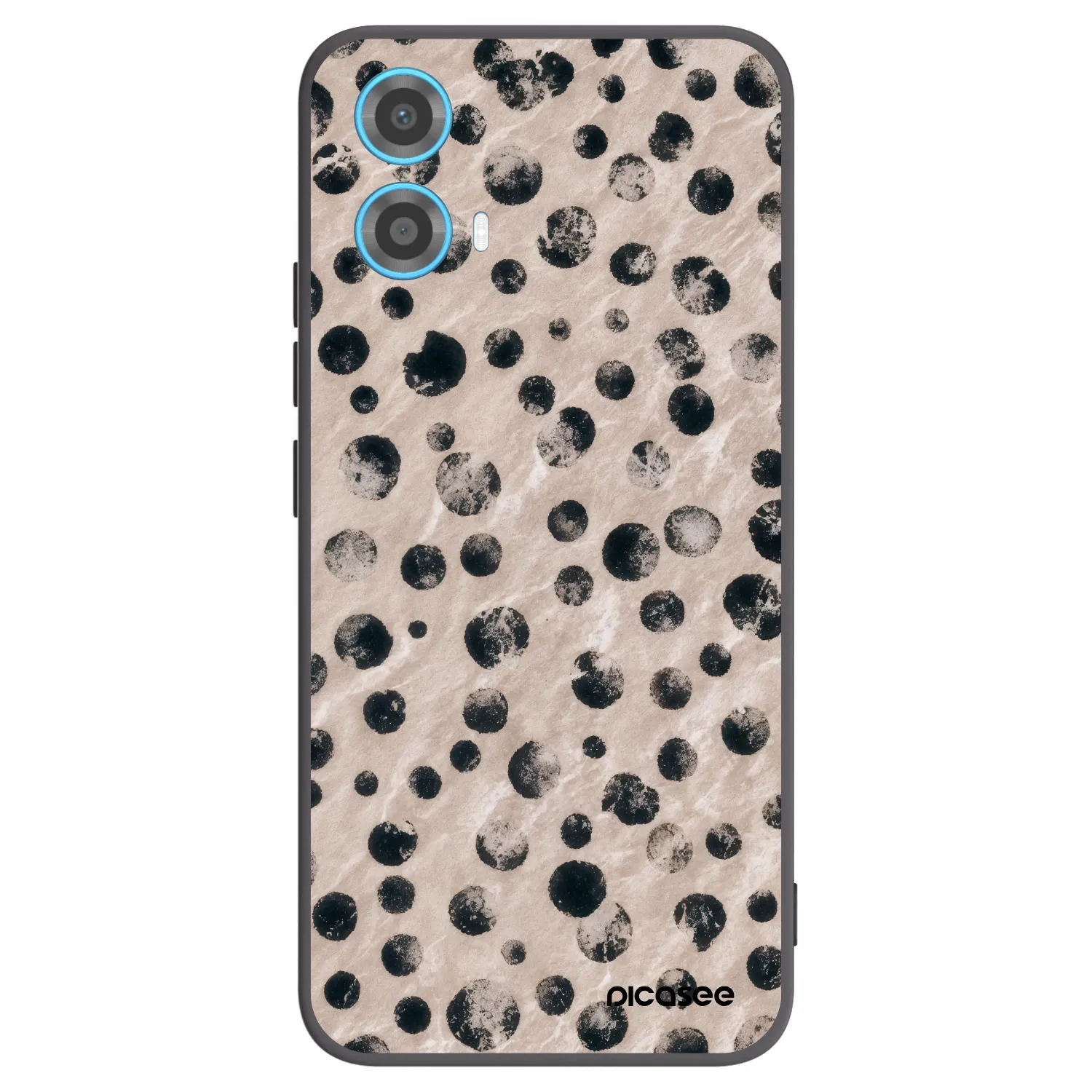 Picasee silikonový černý obal pro Motorola Moto G34 5G - Inked