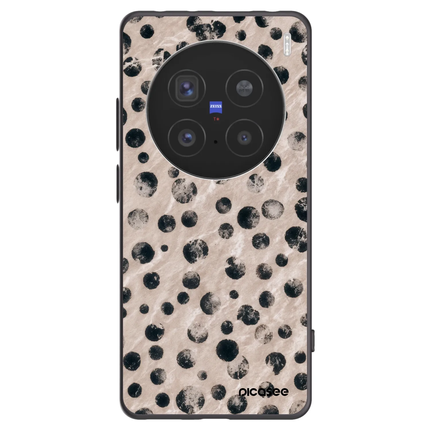 Picasee silikonový černý obal pro Vivo X200 Pro - Inked