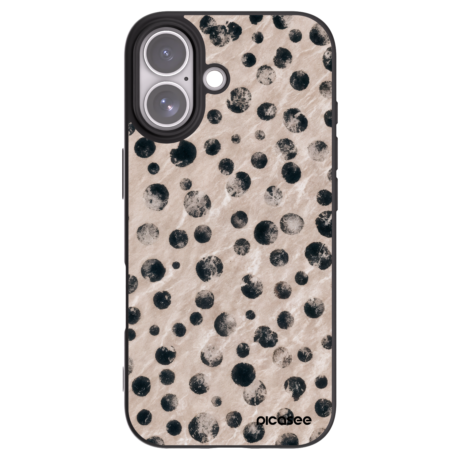 Picasee silikonový černý obal pro Apple iPhone 17 - Inked