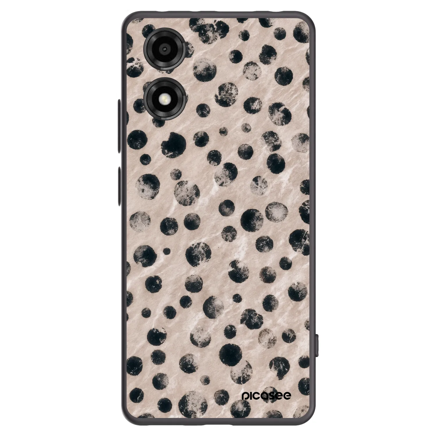 Picasee silikonový černý obal pro Motorola Moto E14 - Inked