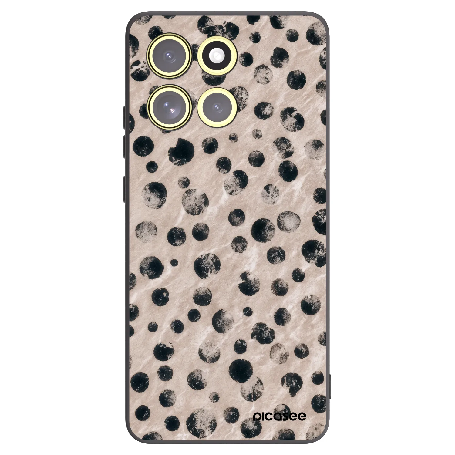 Picasee silikonový černý obal pro Motorola Moto G86 5G - Inked