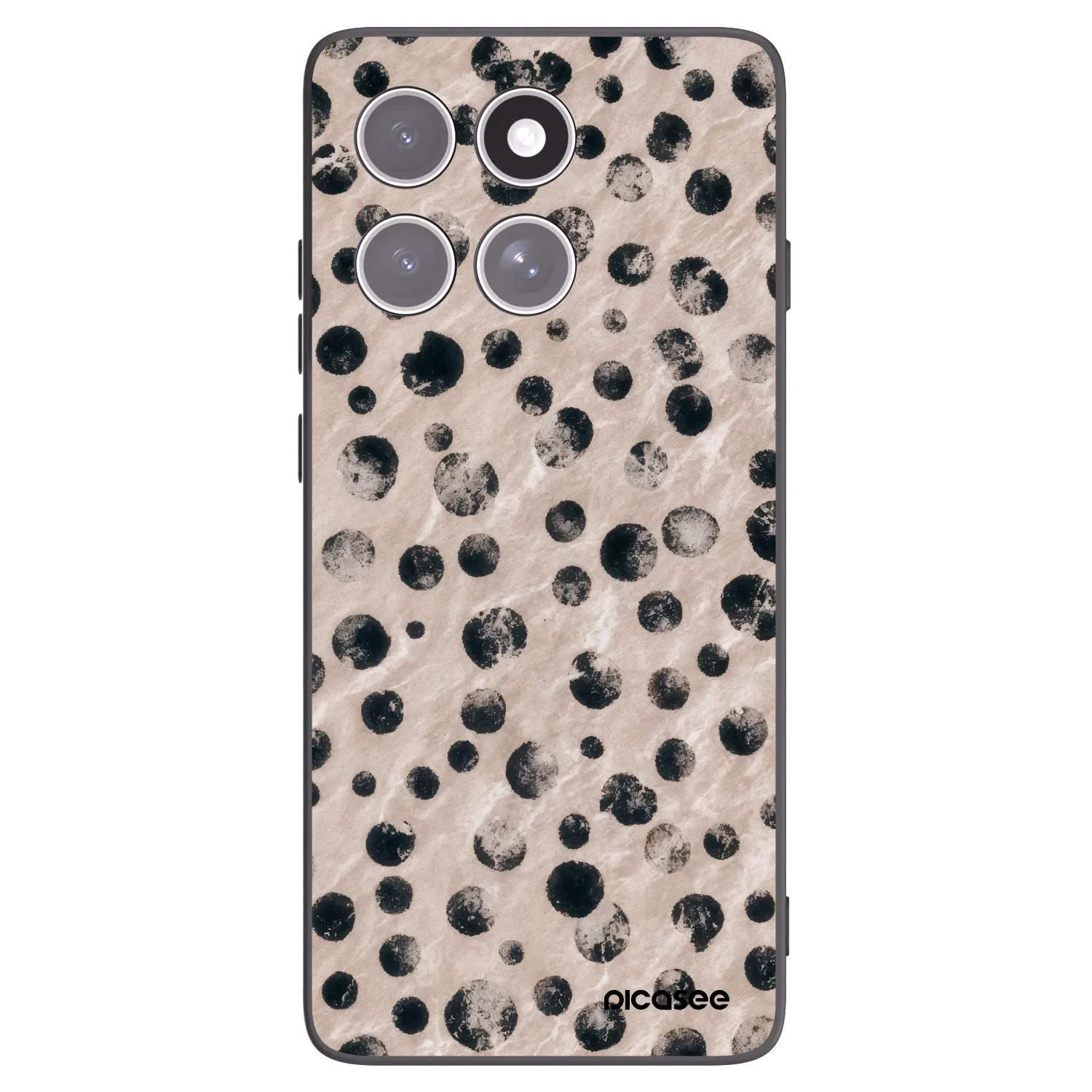 Picasee silikonový černý obal pro Motorola Edge 60 Fusion - Inked