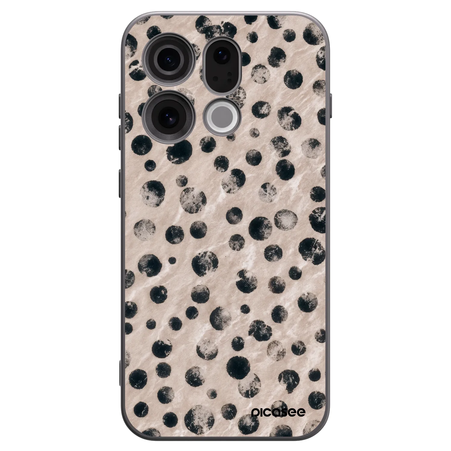 Picasee silikonový černý obal pro OPPO Find X9 - Inked
