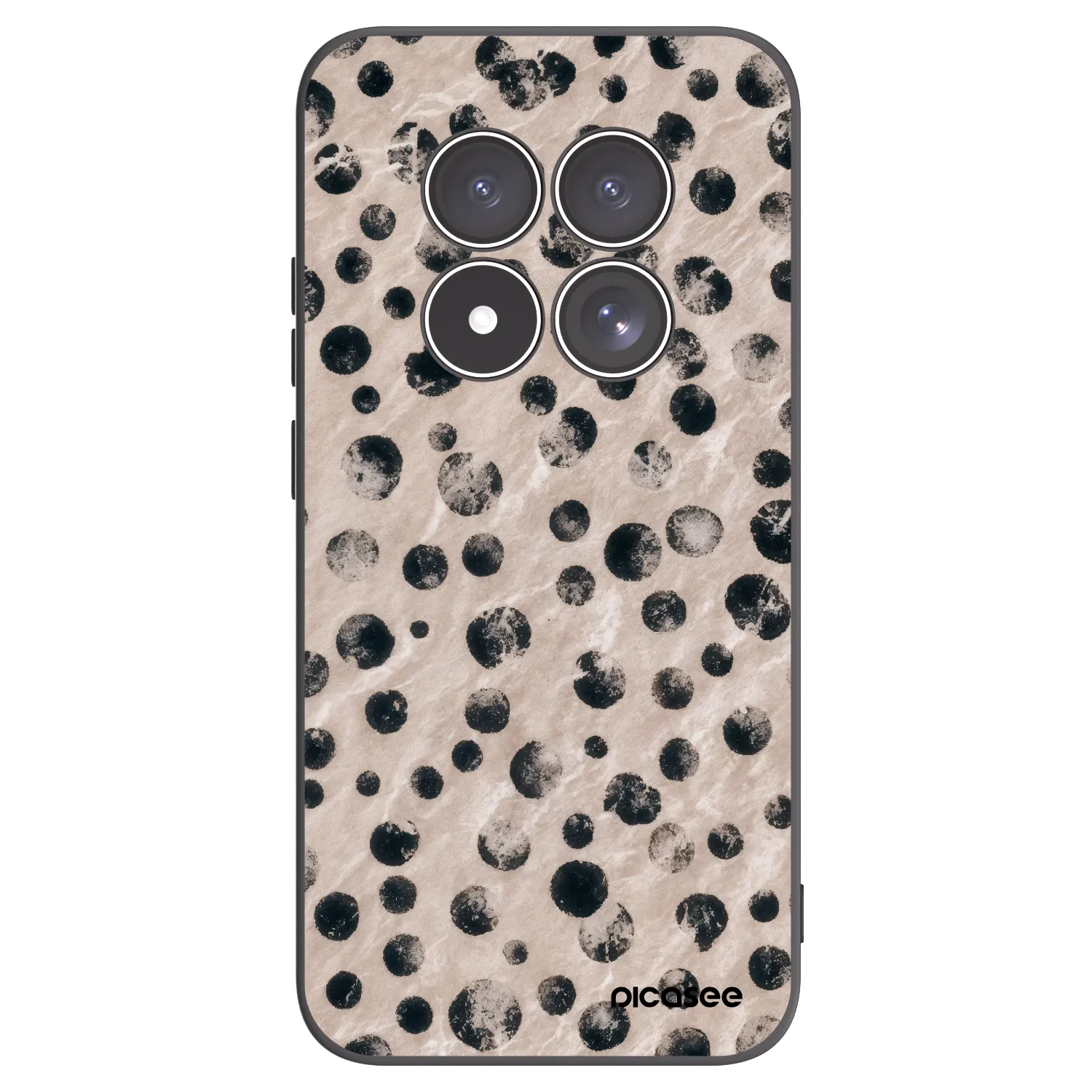 Picasee silikonový černý obal pro Xiaomi Redmi Note 15 Pro 5G - Inked
