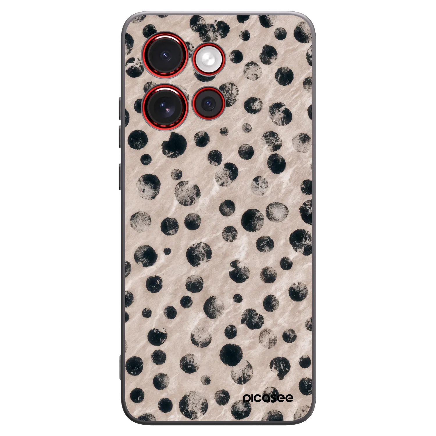 Picasee silikonový černý obal pro Motorola Edge 60 Neo 5G - Inked