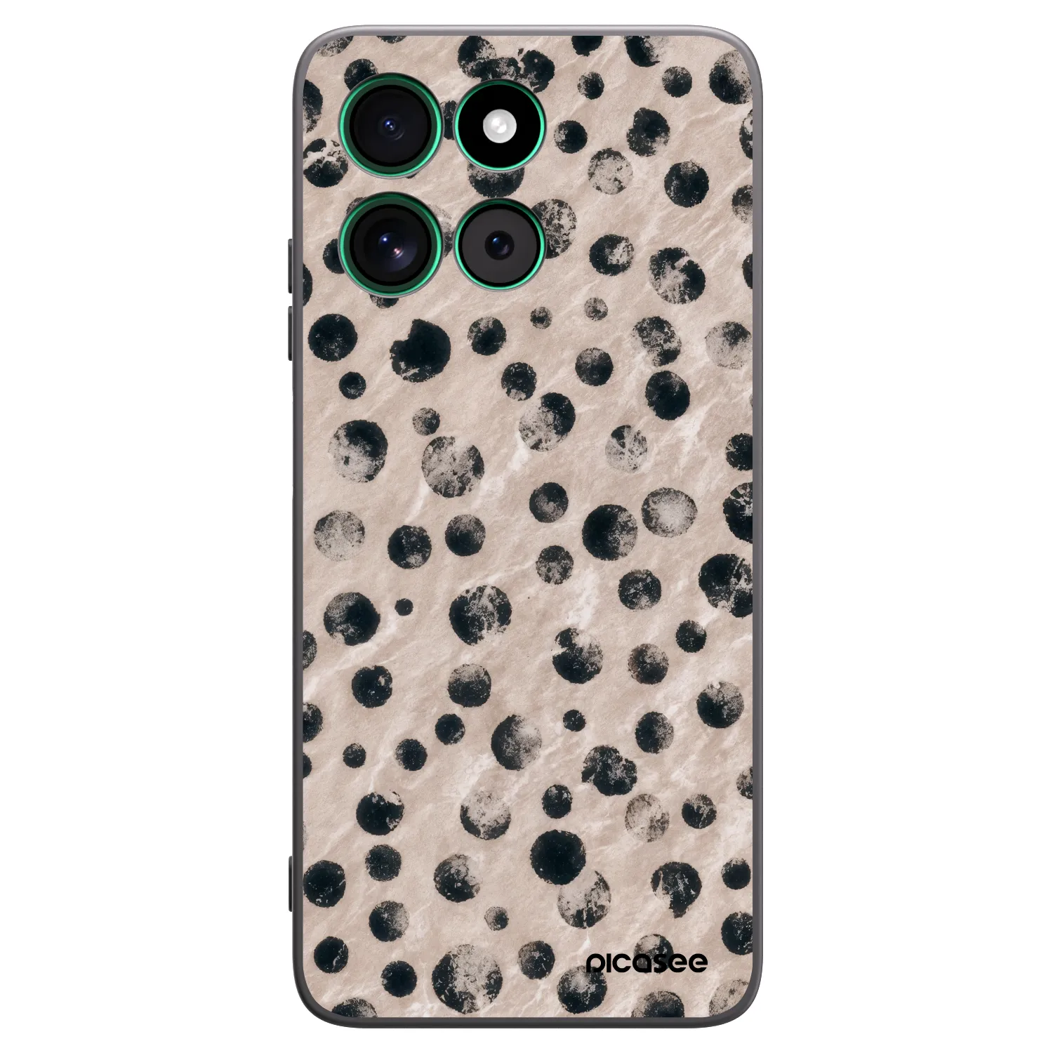 Picasee silikonový černý obal pro Motorola Moto G57 Power - Inked
