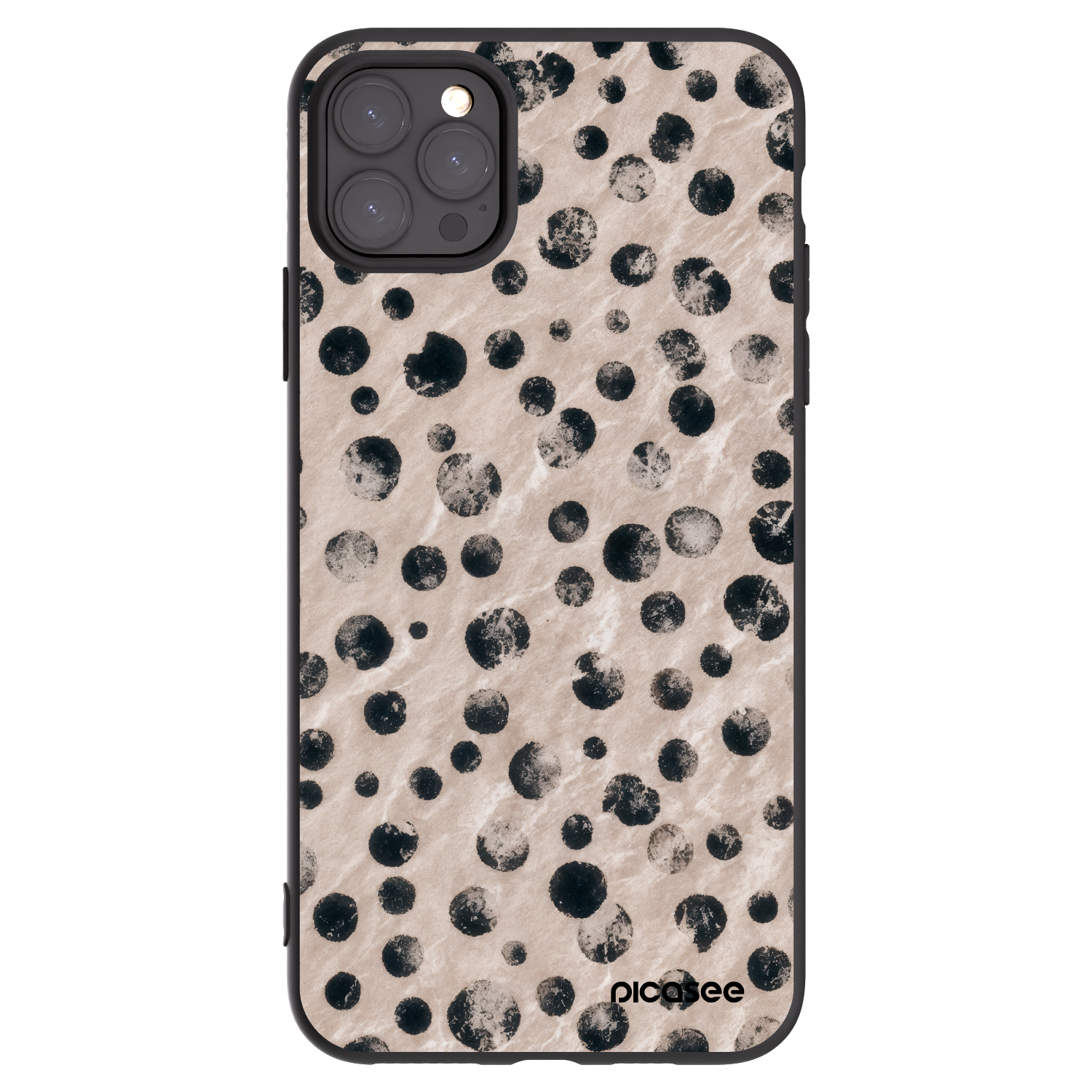 Picasee silikonový černý obal pro Apple iPhone 11 Pro Max - Inked