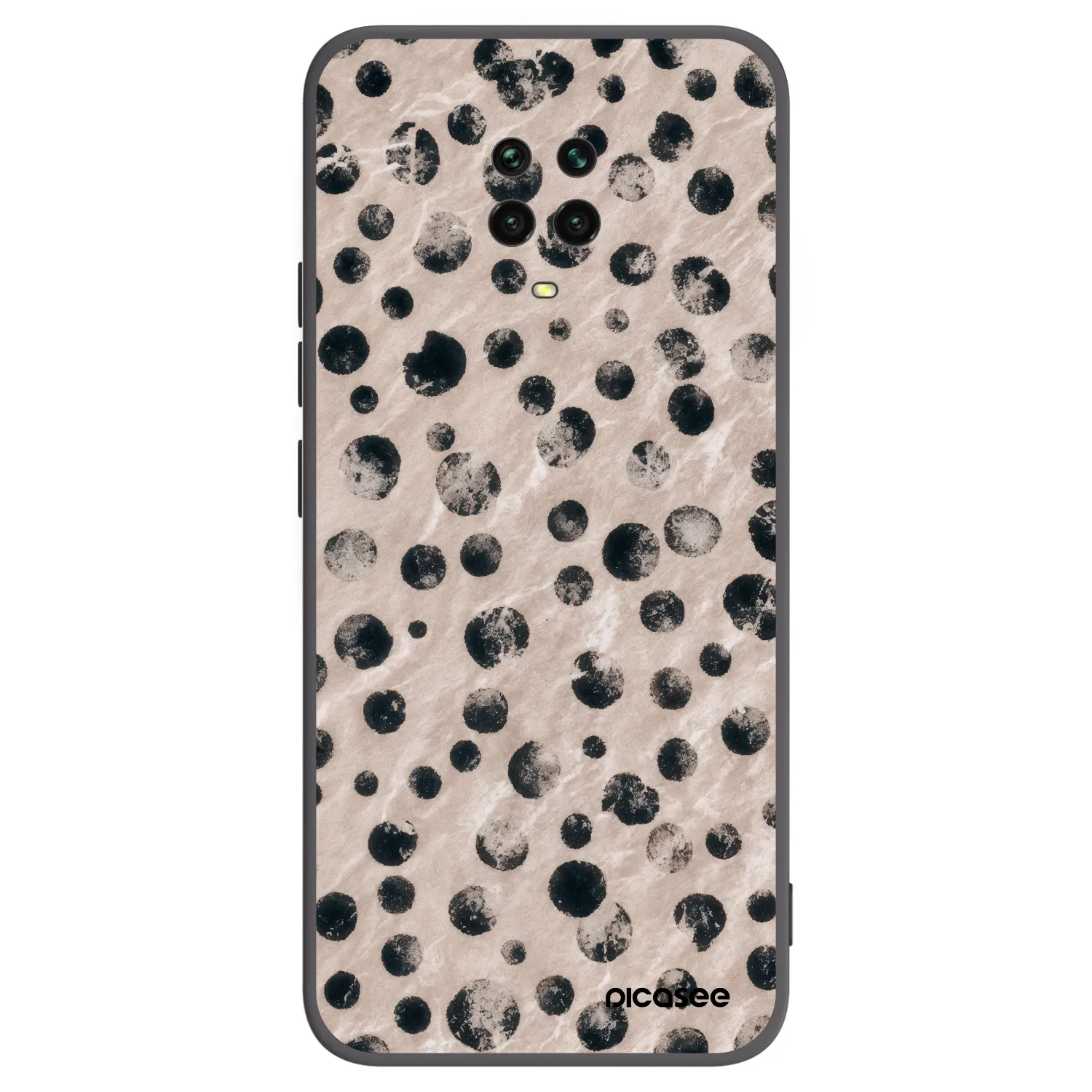 Picasee silikonový černý obal pro Xiaomi Redmi Note 9S - Inked