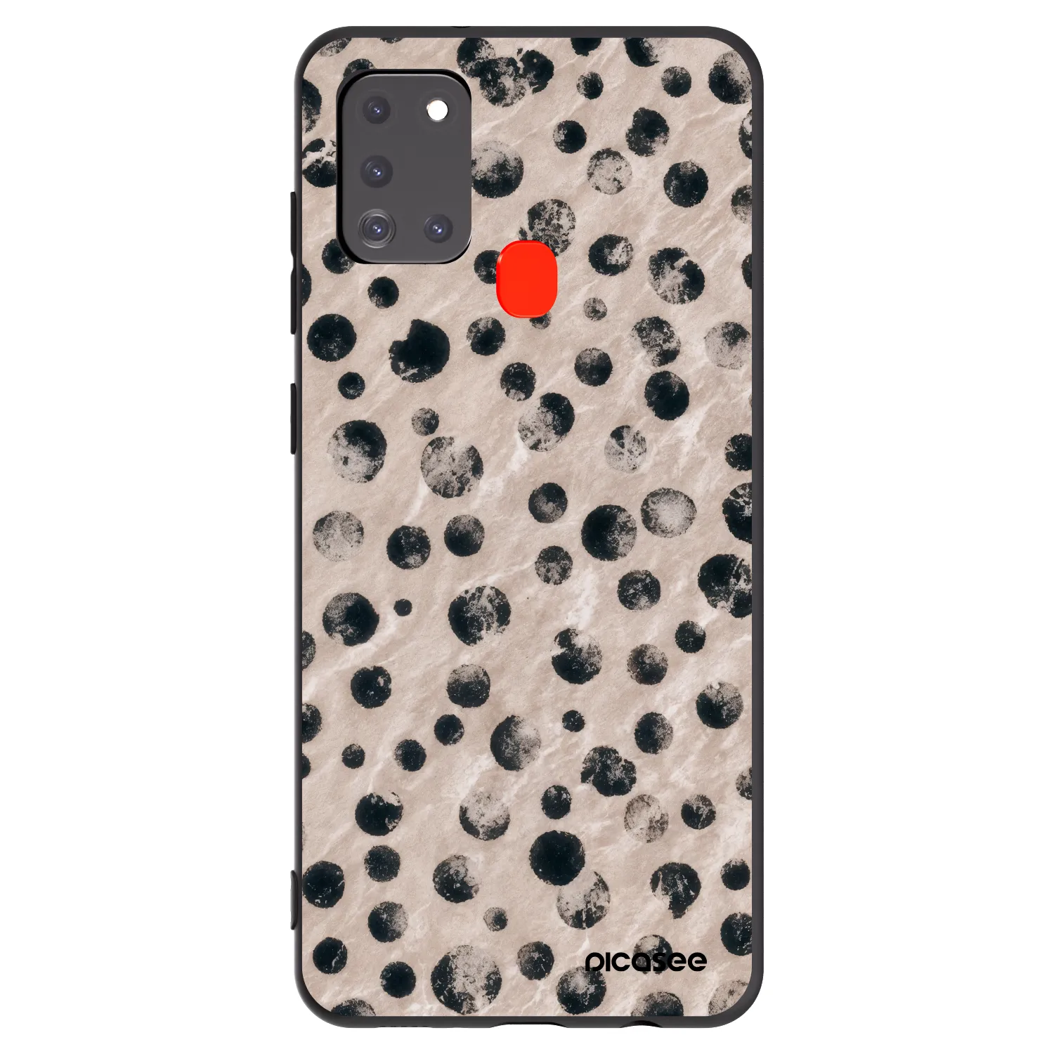 Picasee silikonový černý obal pro Samsung Galaxy A21s - Inked