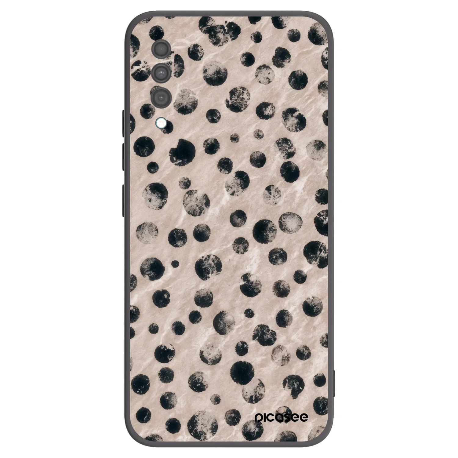 Picasee silikonový černý obal pro Samsung Galaxy A30s A307F - Inked