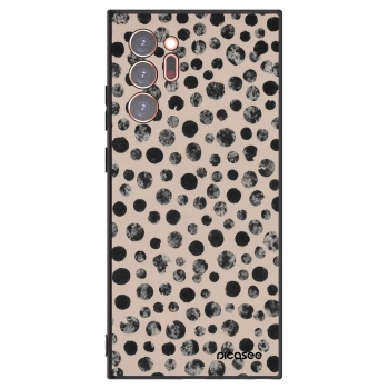 Picasee silikonový černý obal pro Samsung Galaxy Note 20 Ultra - Dots