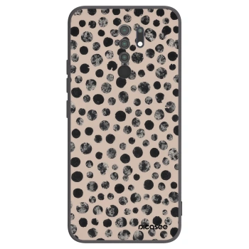 Picasee silikonový černý obal pro Xiaomi Redmi 9 - Dots